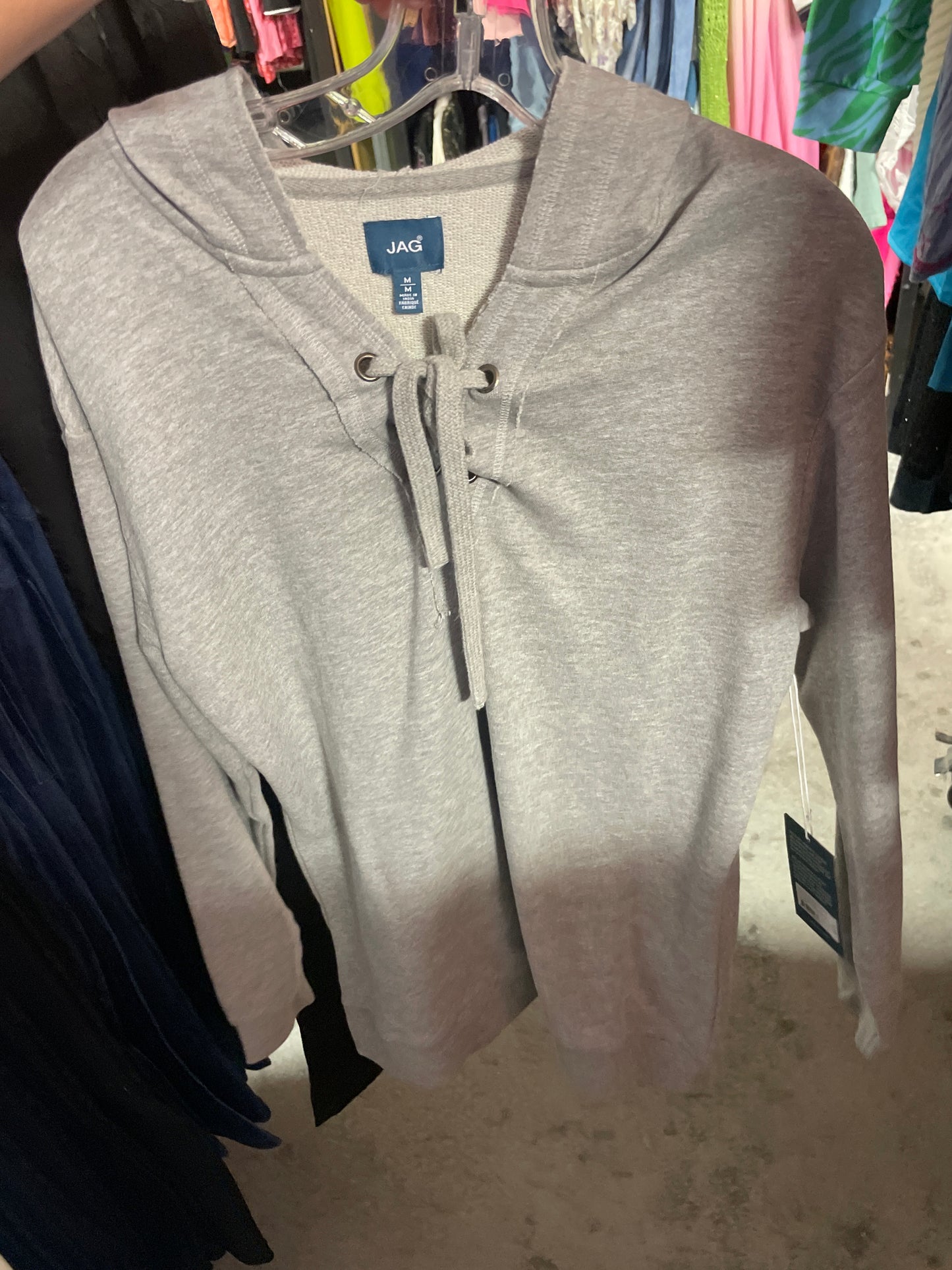 LACE UP HOODIE
