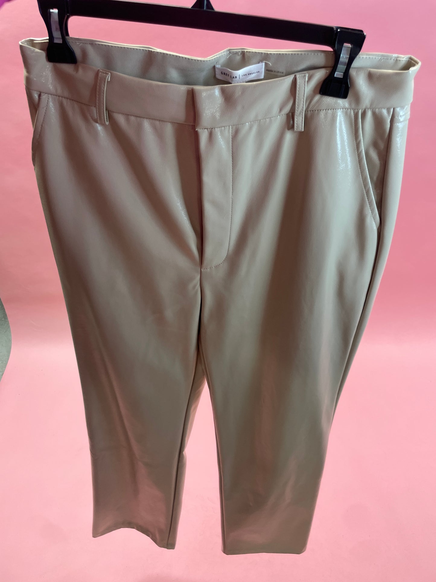 PU BEIGE PANTS