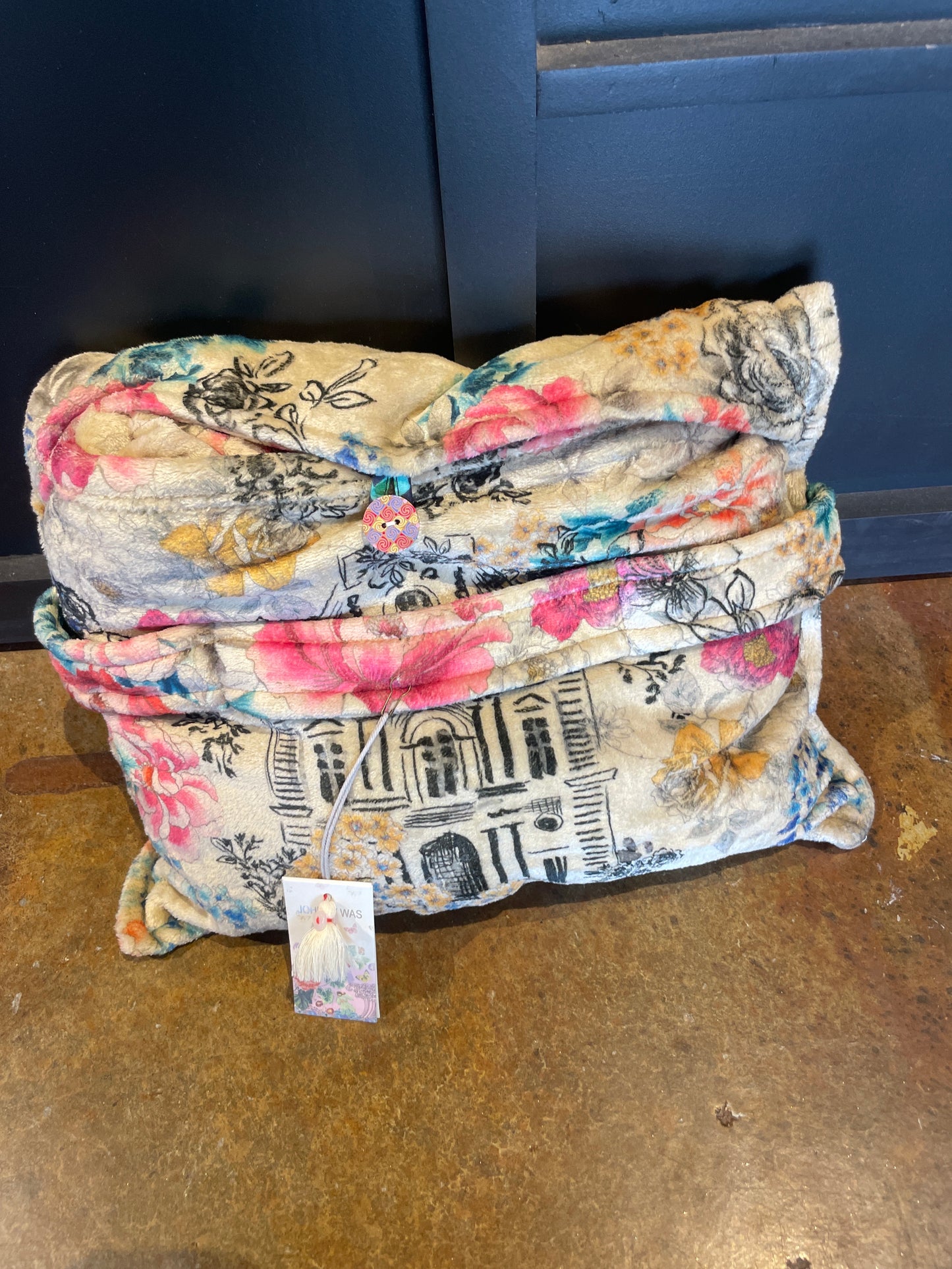 Johnny was travel blanket