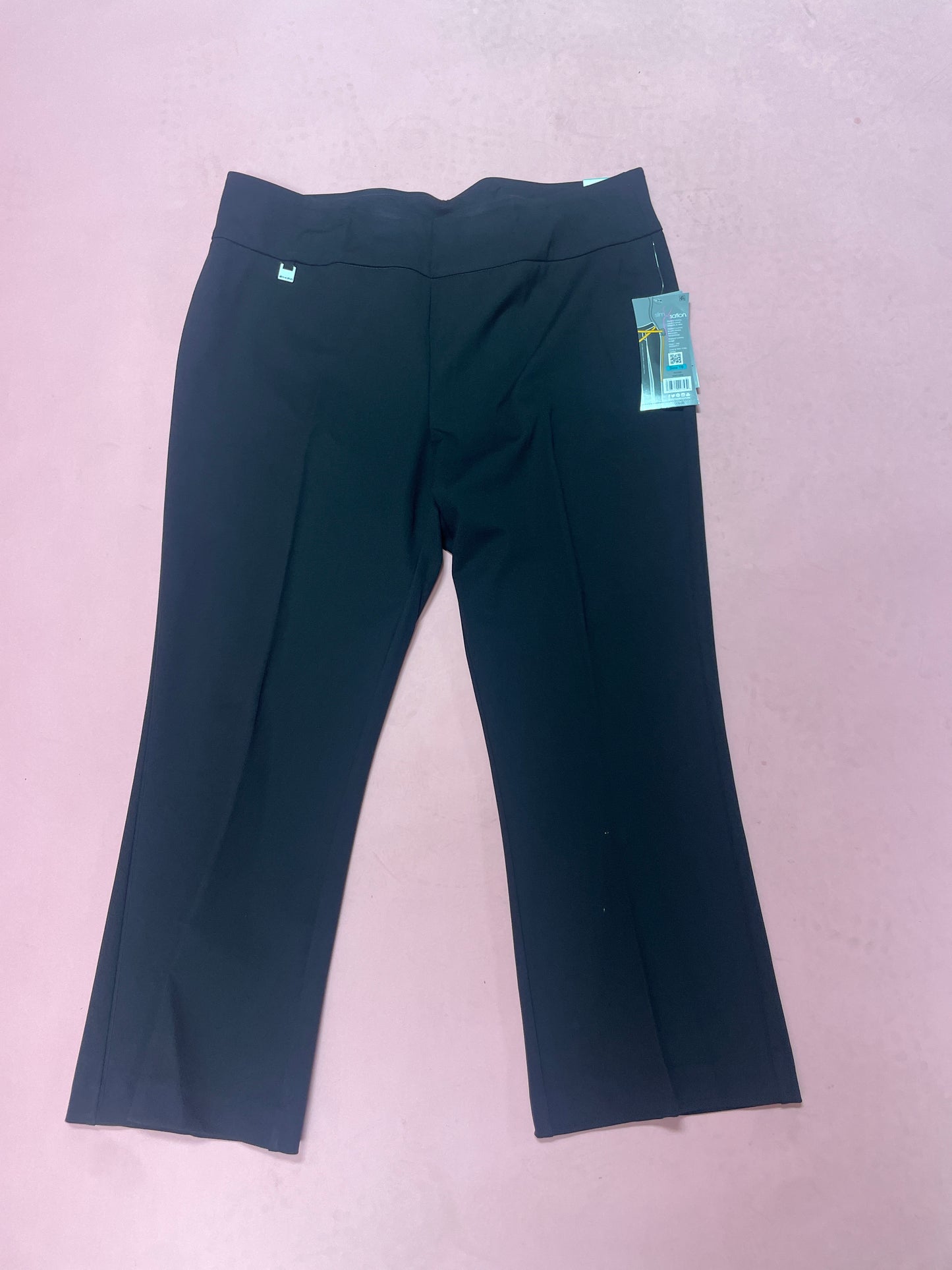 wide band with elastic waist crop flare