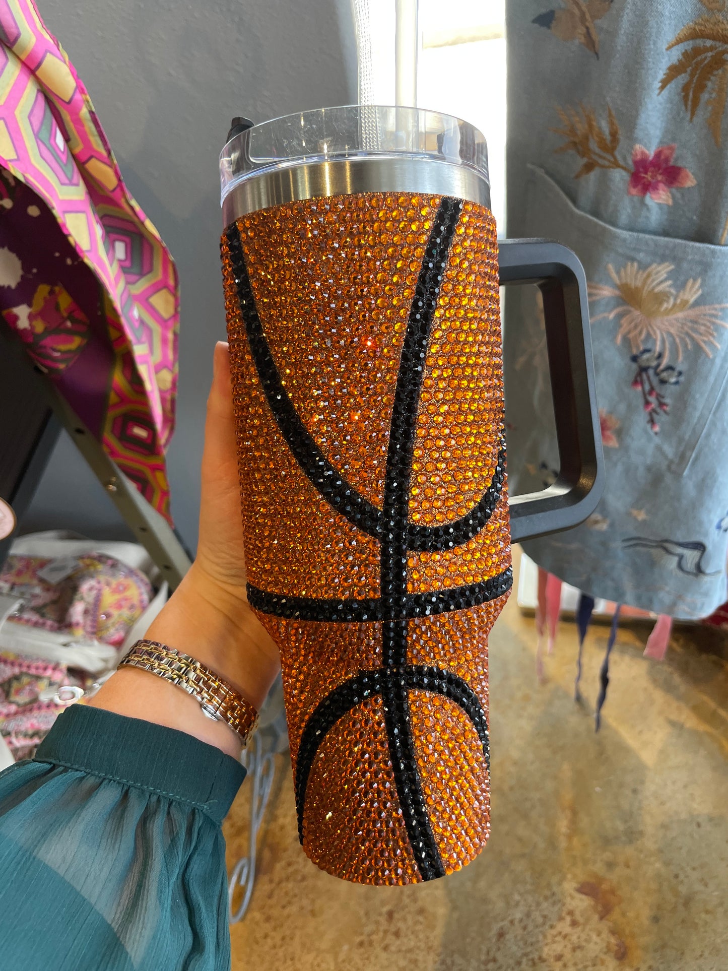 40oz Basketball Tumbler