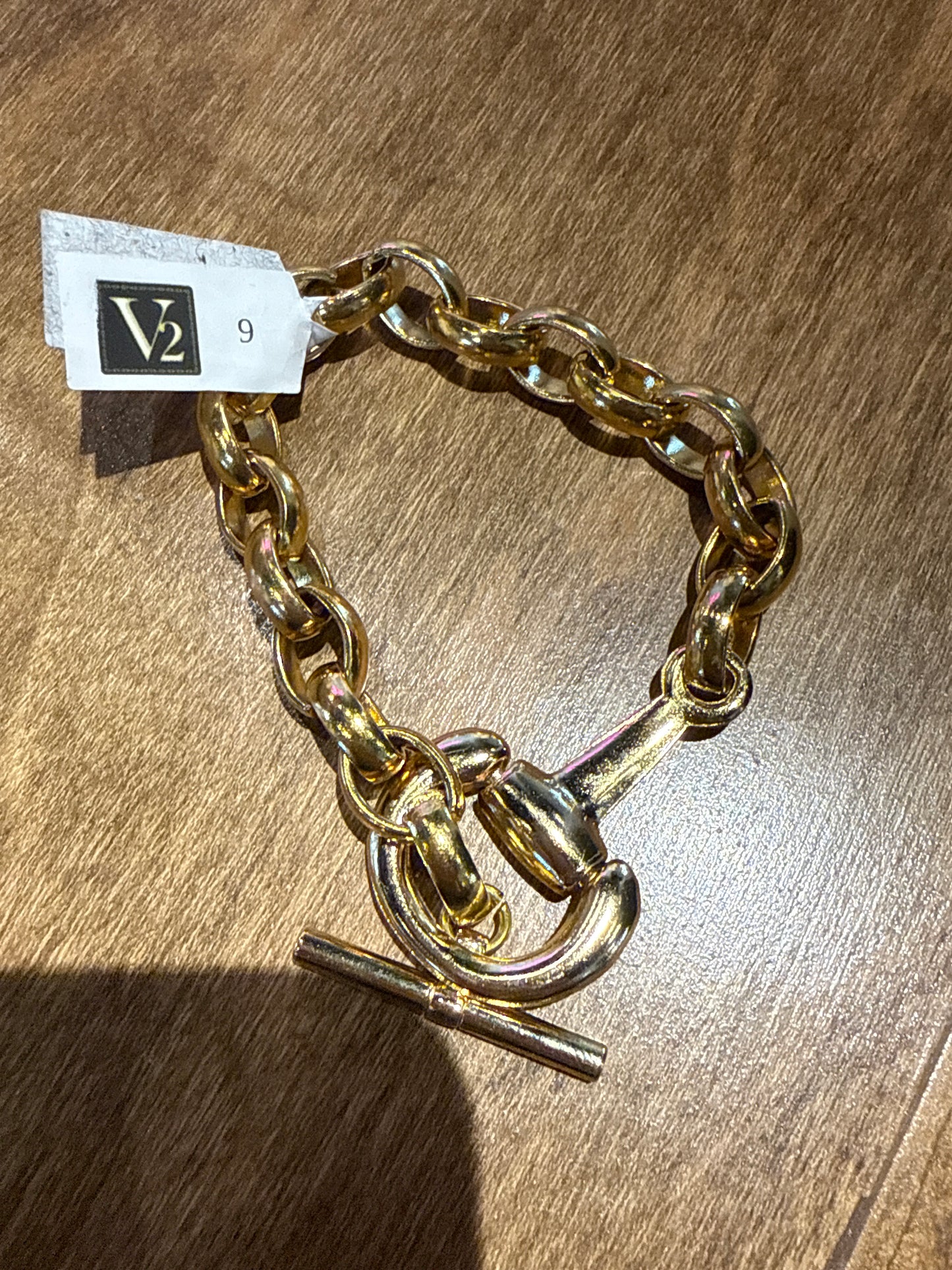 SNAFFLE GOLD BRACELET