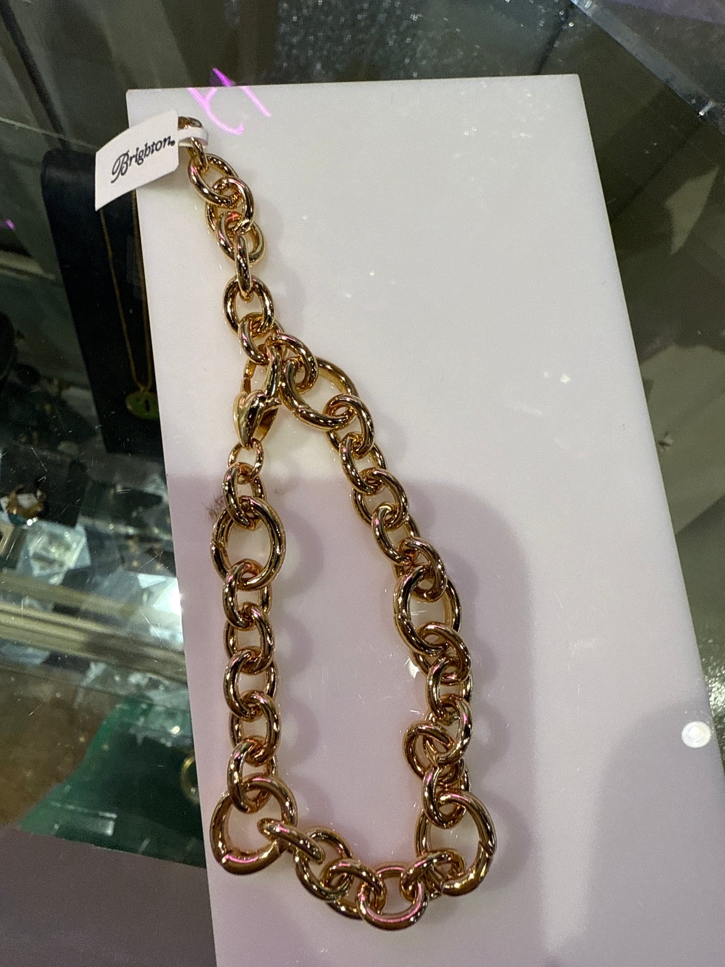 Luxe Link Charm Bracelet Gold