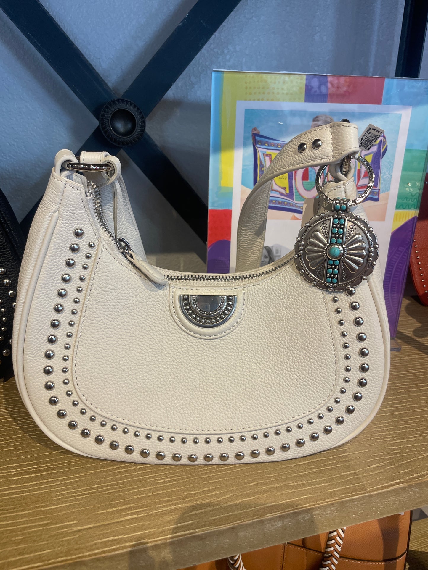 white purse