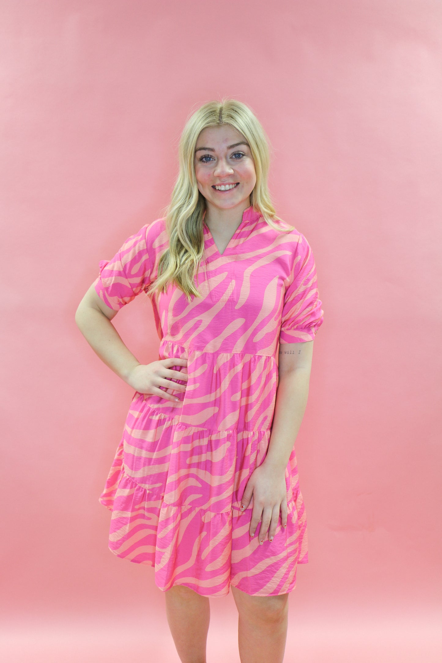 zippy zebra dress