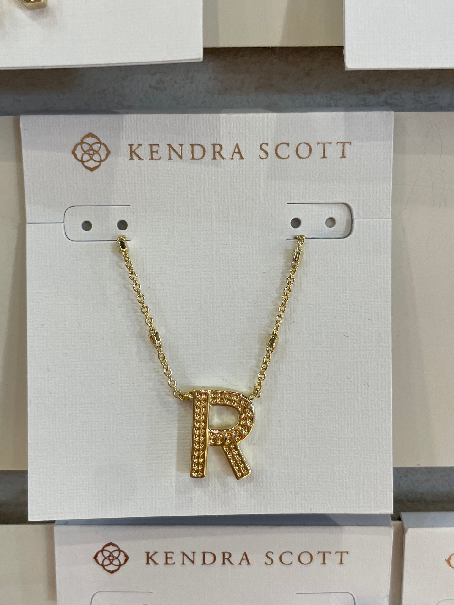 LETTER PNDNT NCK GOLD METAL~5