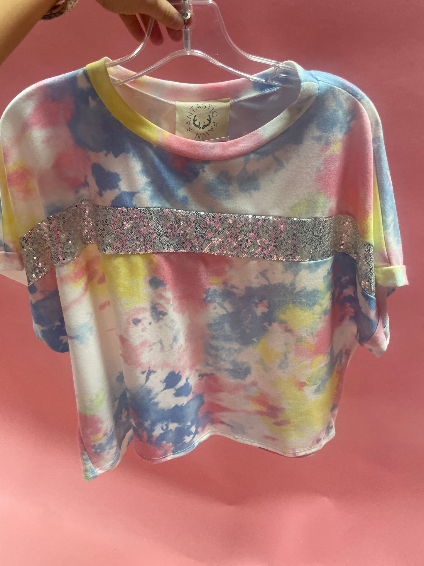 TIE DYE KNIT TOP