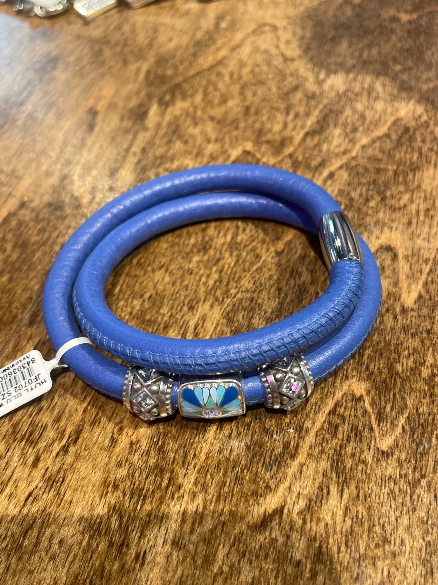 royal blue wrap bracelet
