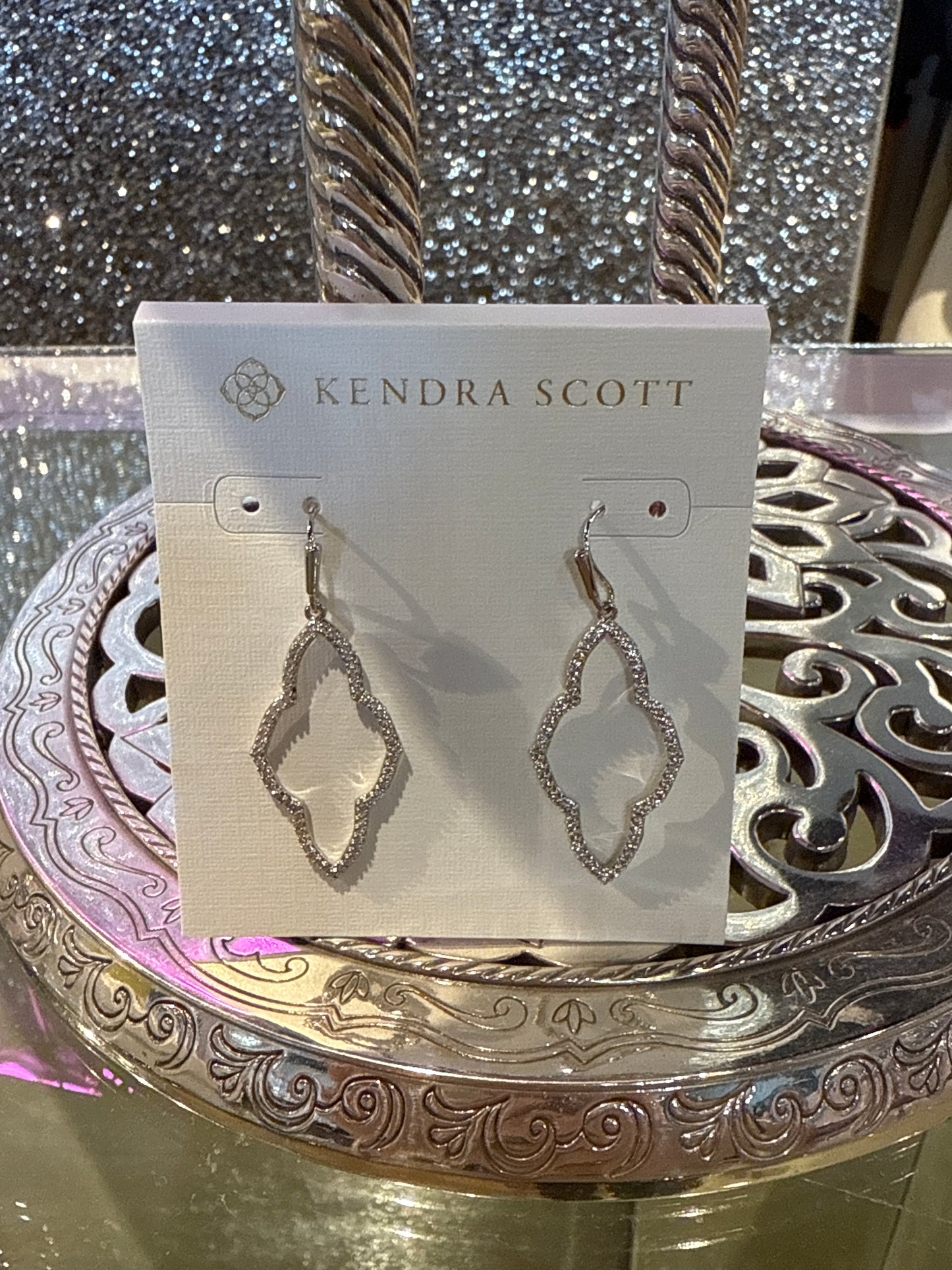 abbie open frame earrings