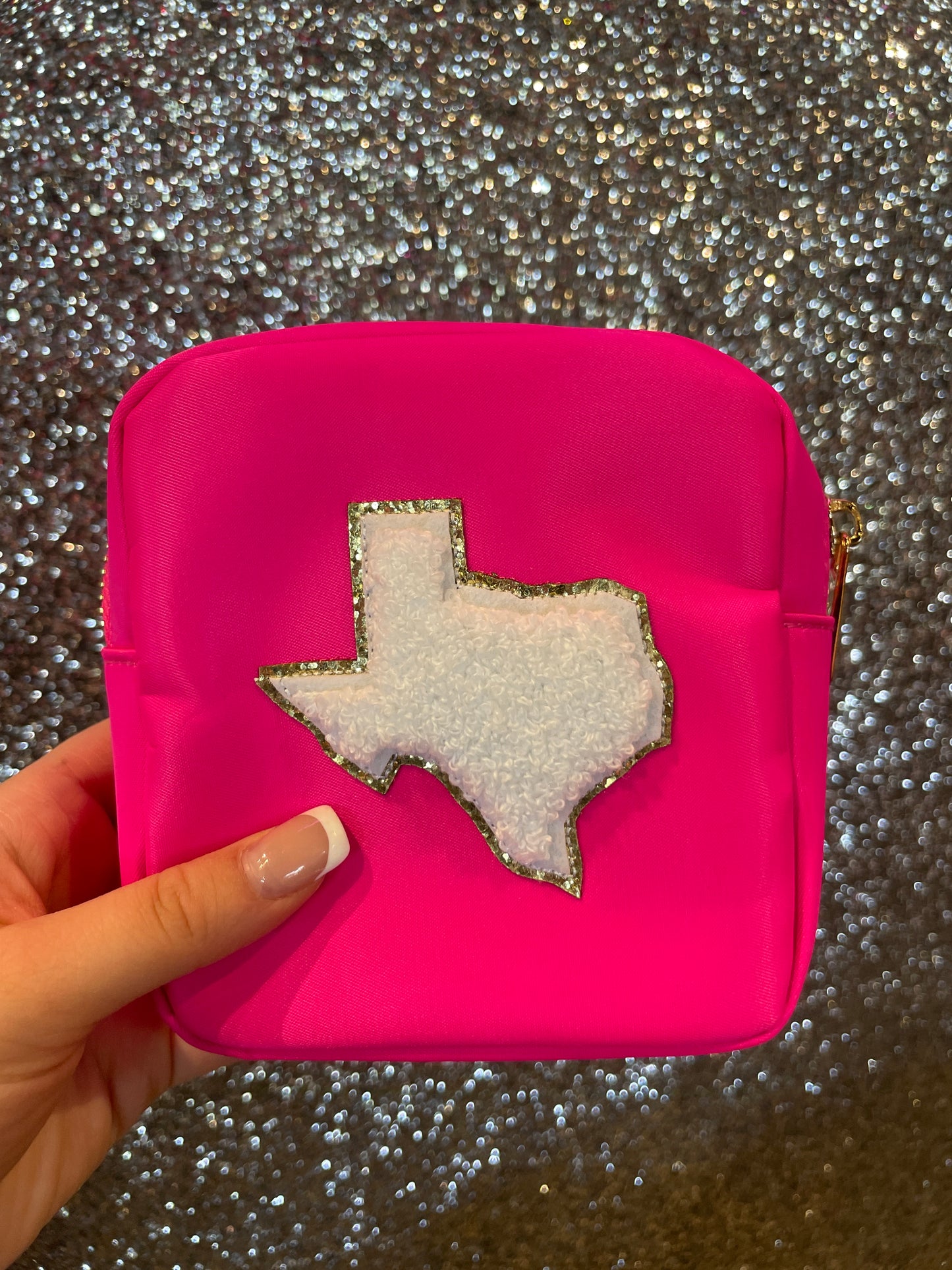 texas pink pouch