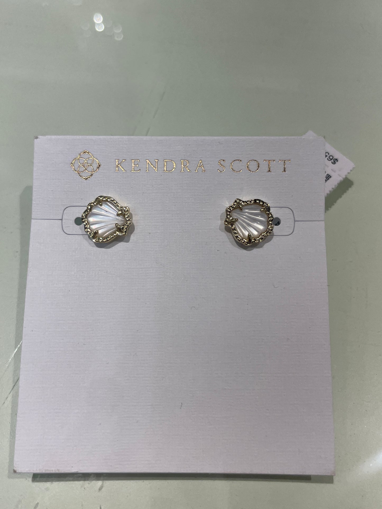 Brynne shell stud earrings