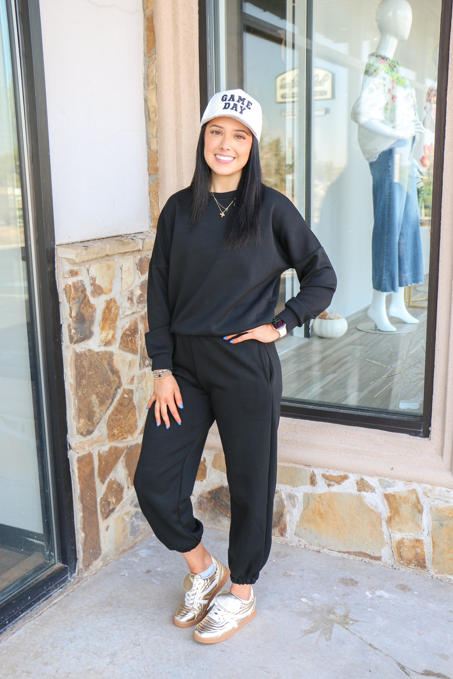 Black Light Weight SoftTouch Motion Sweat Pants