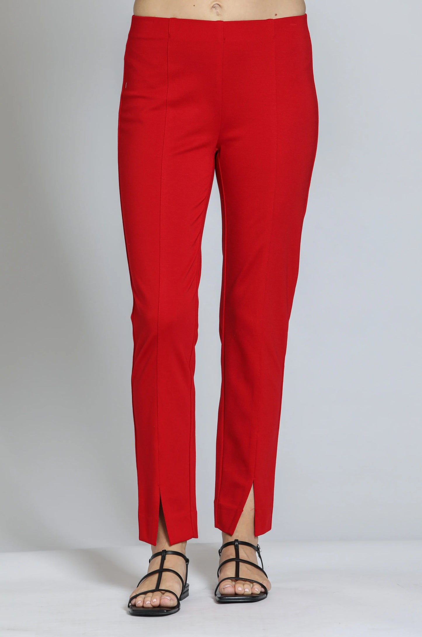 Pull-on Ponte Pant w/Split hem
