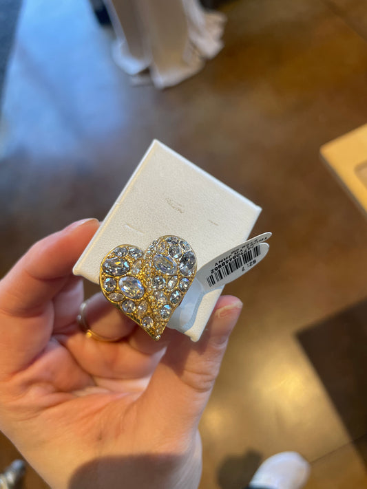 Trust your Joureny Gold Heart Ring