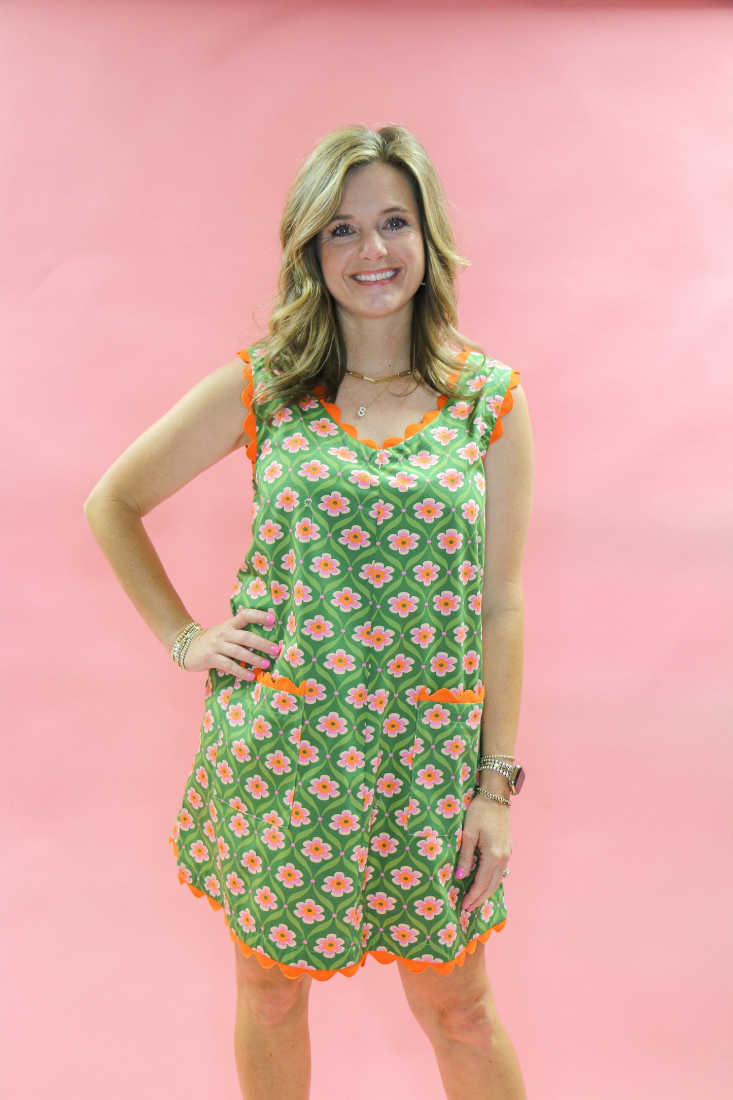 Flowering Waves Dress