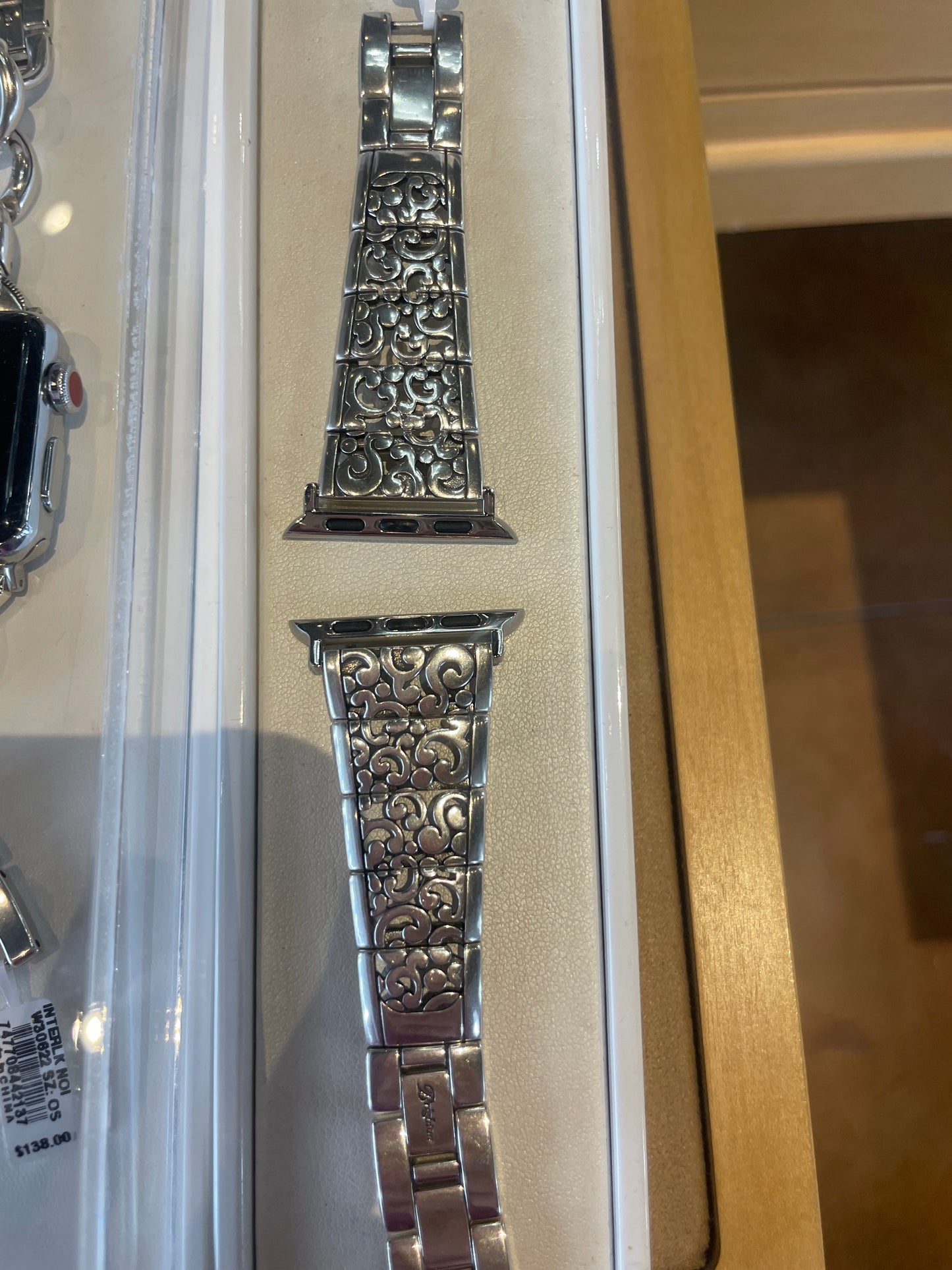 silver watch band