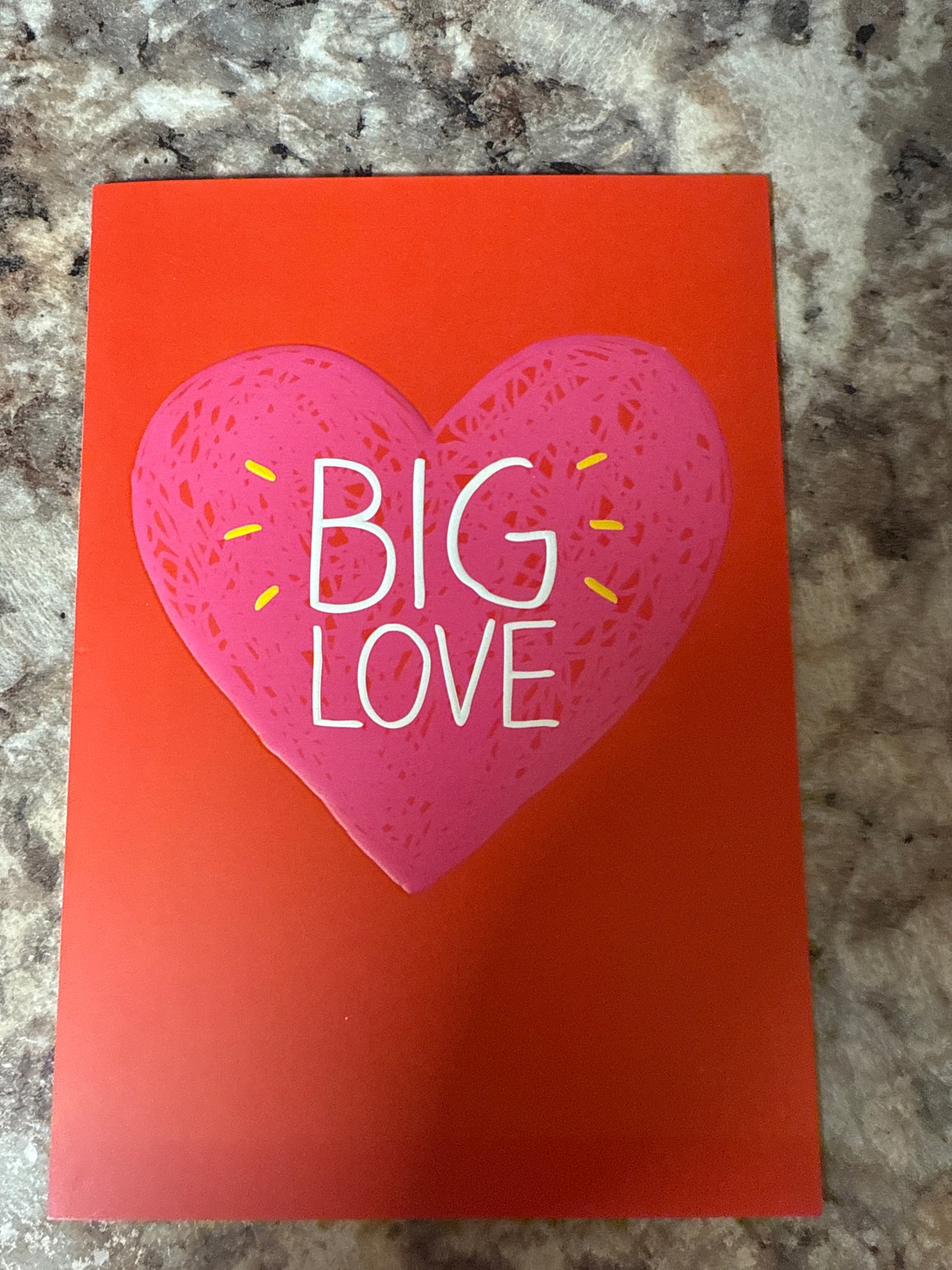 Big Love valentines card