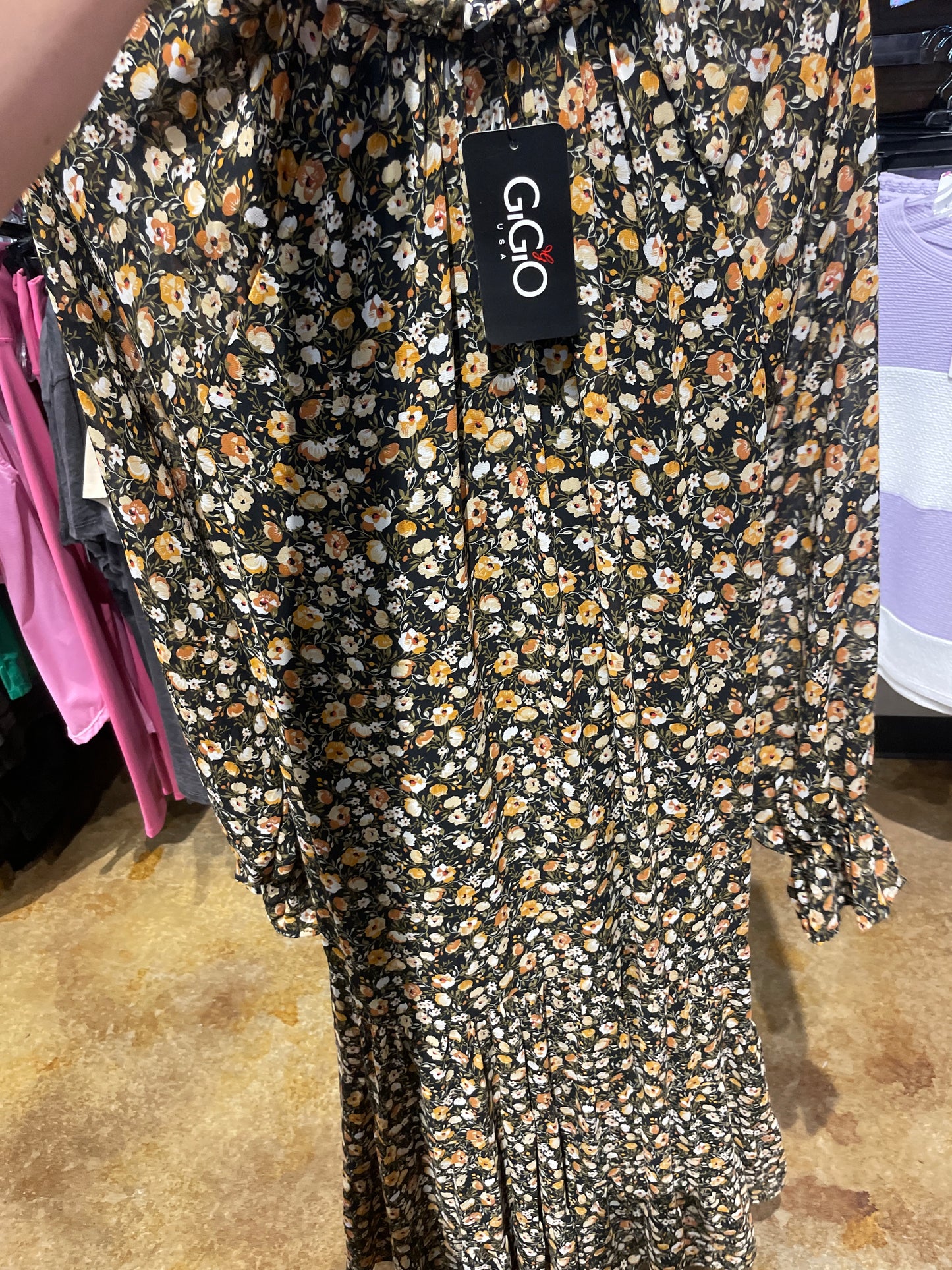 FLORAL CHIFFON MAXI