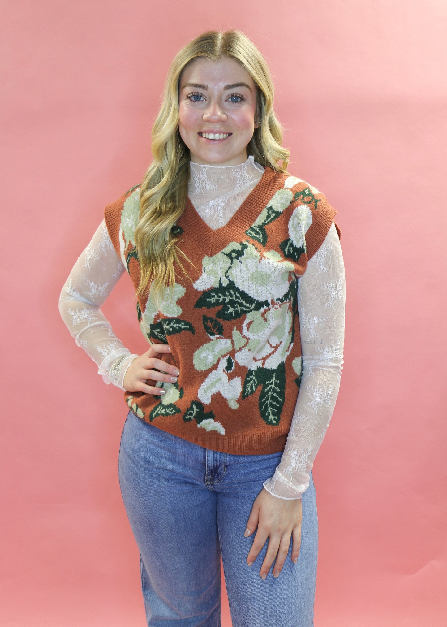 Butterscotch sweater vest