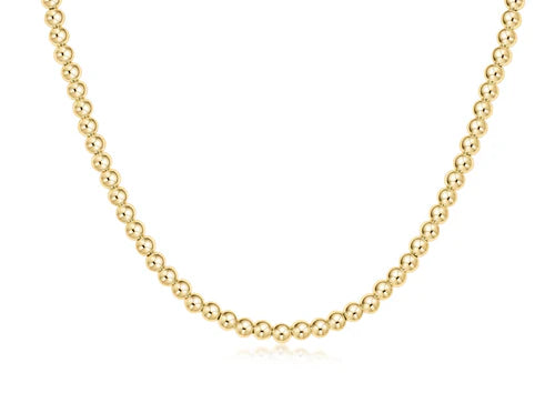 15" CHOKER CLASSIC GOLD NECKLACE