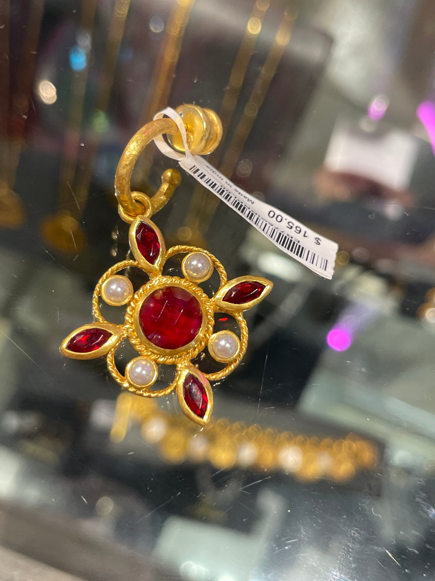 HOOP AND CHARM GOLD