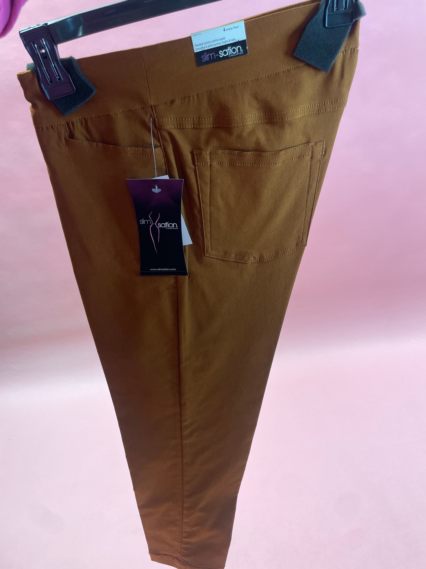 PULL ON ANKLE PANT WITH REAL FRONT & BACK POCKETS