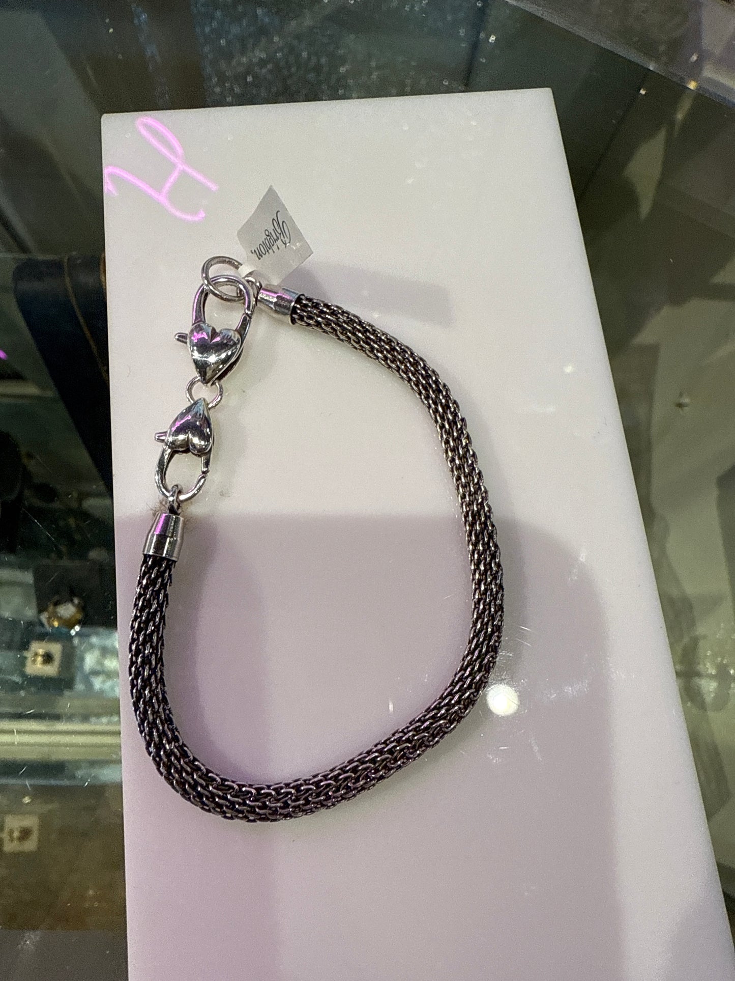 Beverly Glam Bracelet Silver 3/4