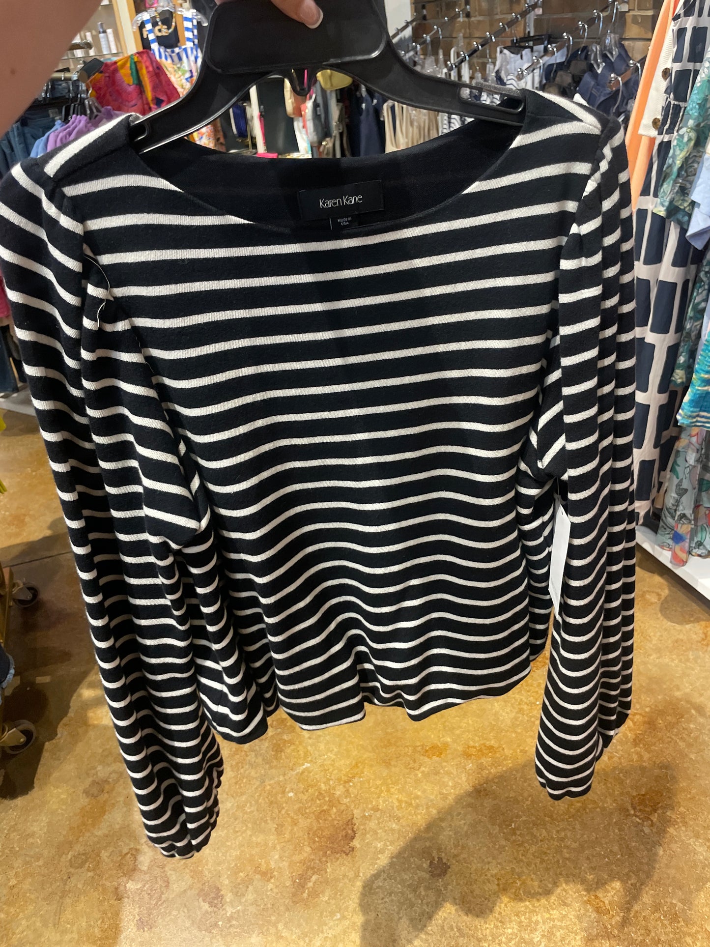 Boatneck Stripped Top