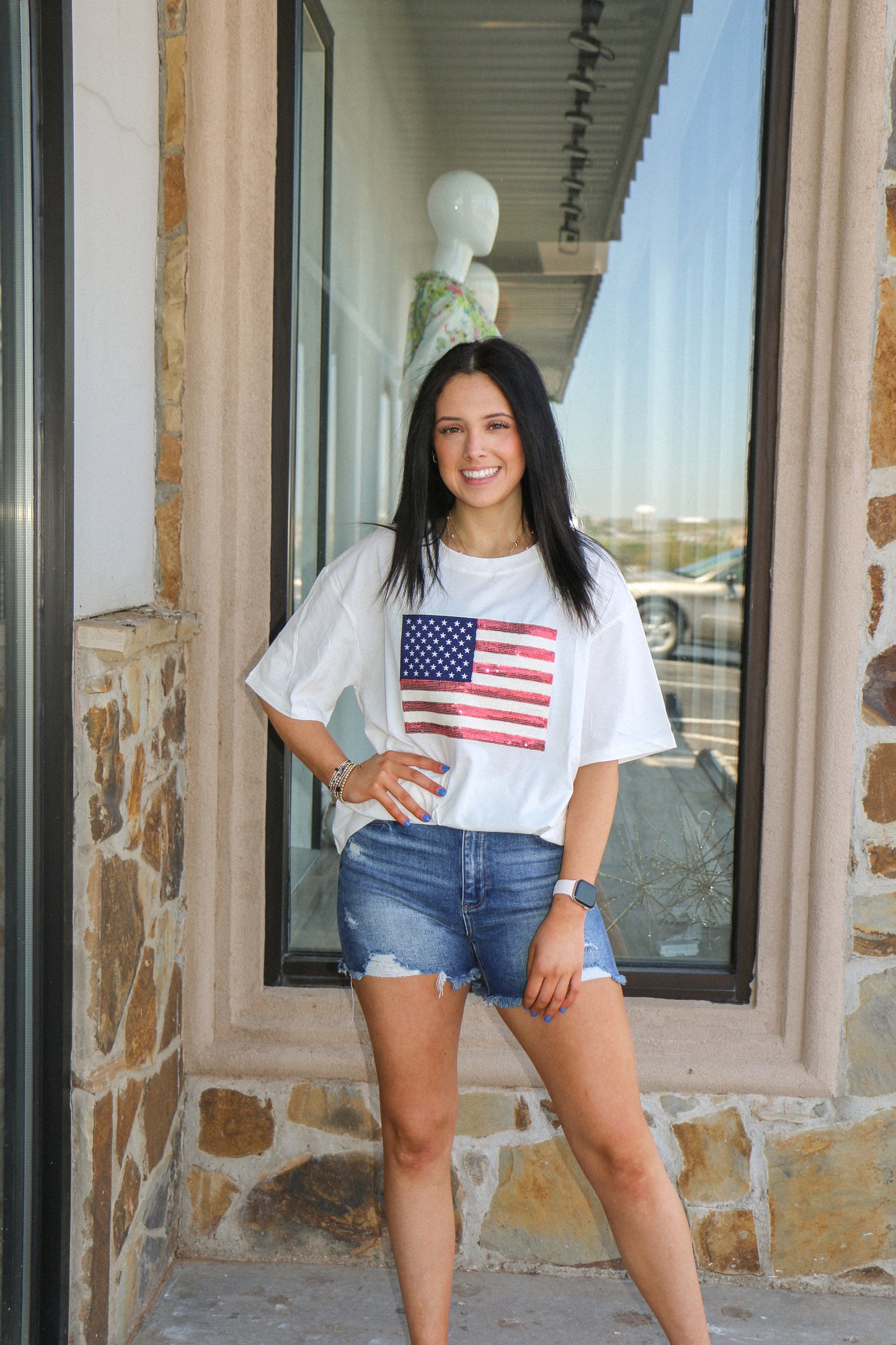 American Flag Tee