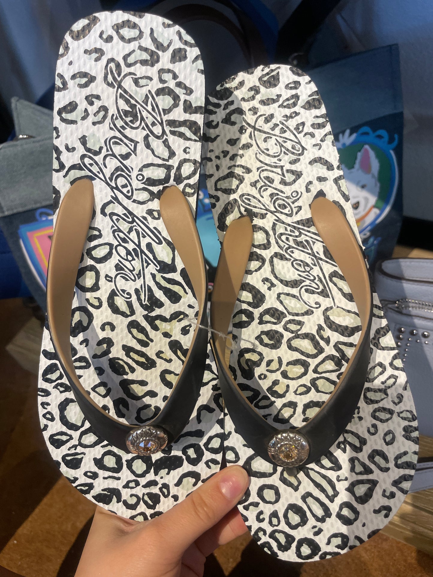 cheetah Brighton sandals