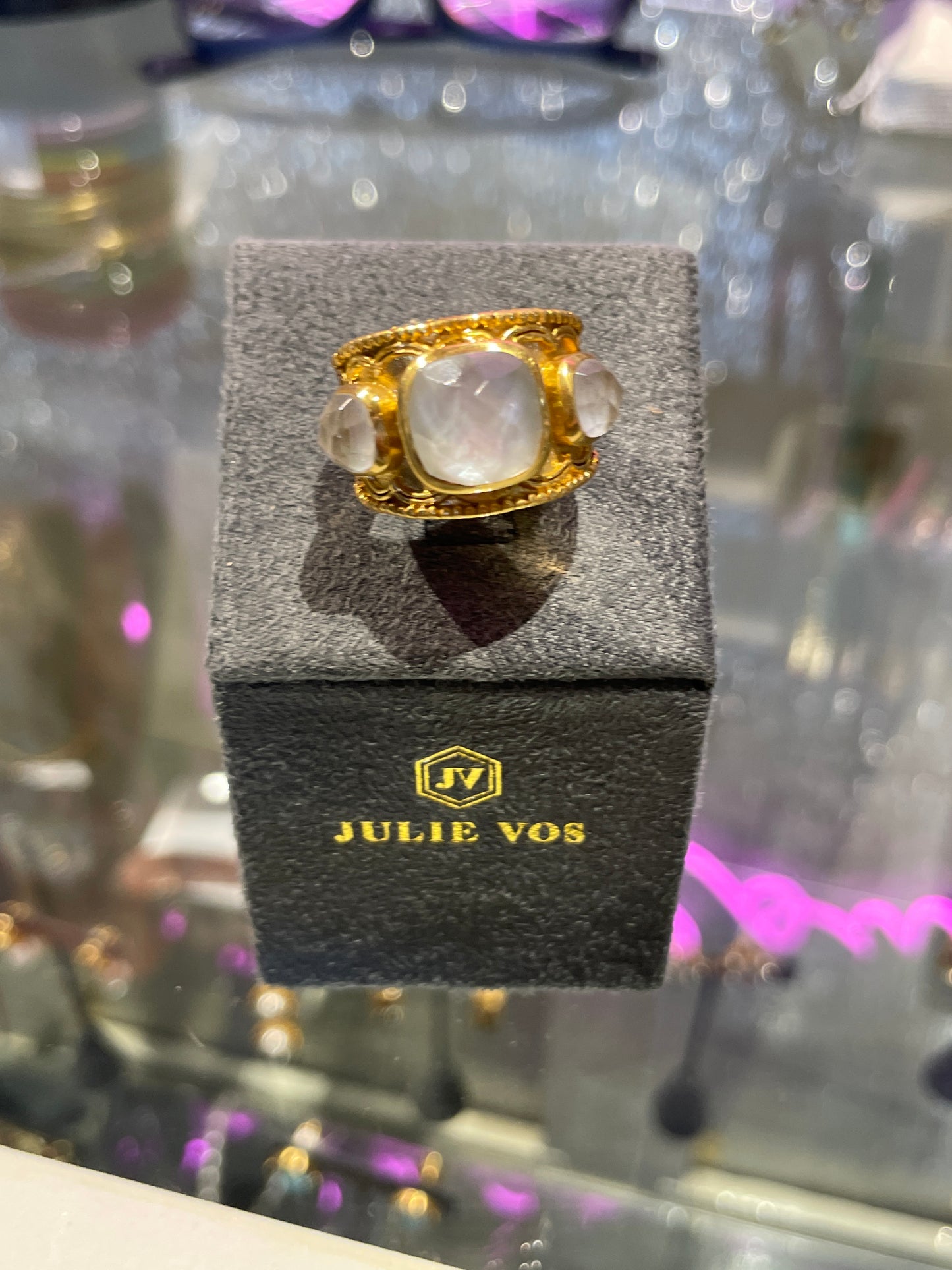 TRIESTE STATEMENT RING GOLD IRI