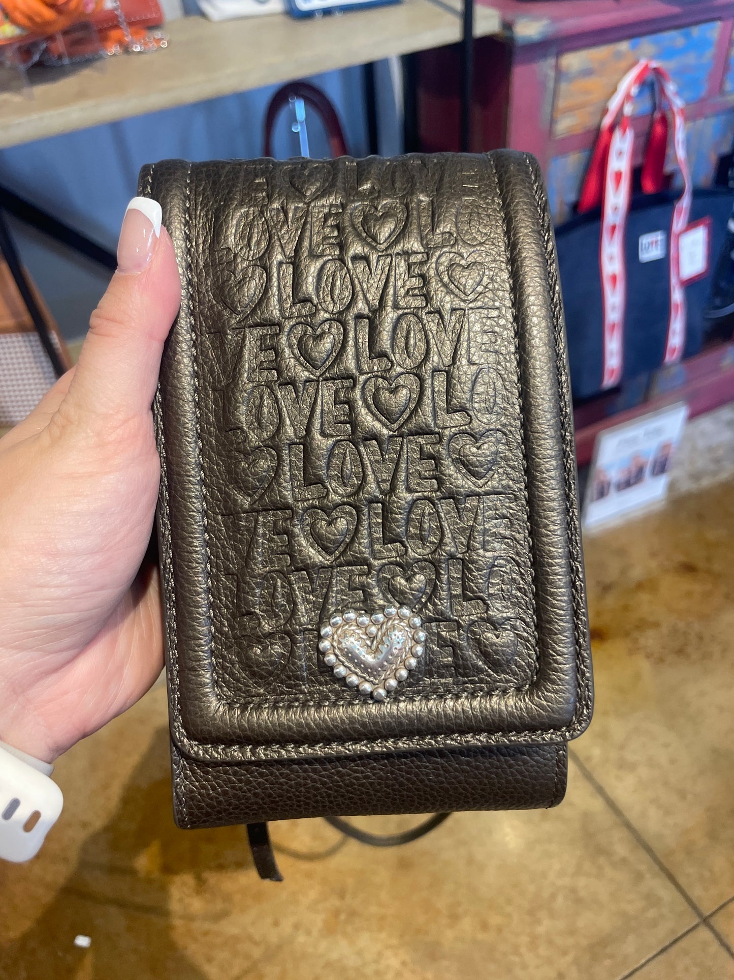 PEWTER FSHNDLOV PHONE ORG