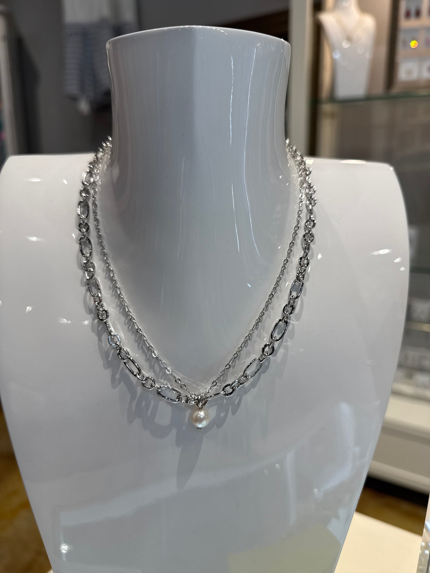 Ashton multi strand pearl necklace