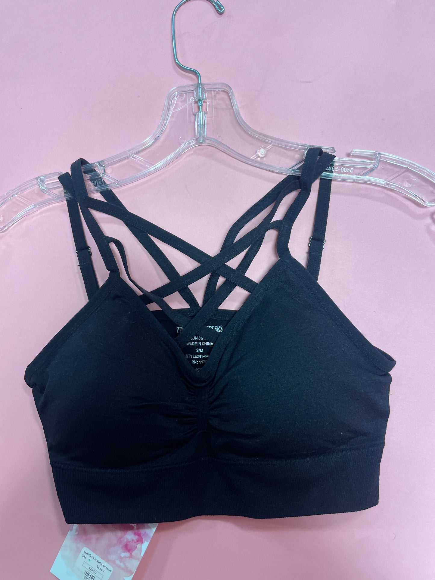 SEAMLESS BRALLETTE CRISS CROSS