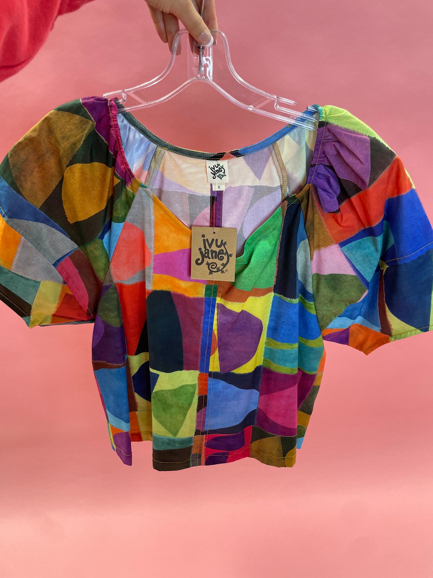 MOD SQUARE COLORFUL TOP