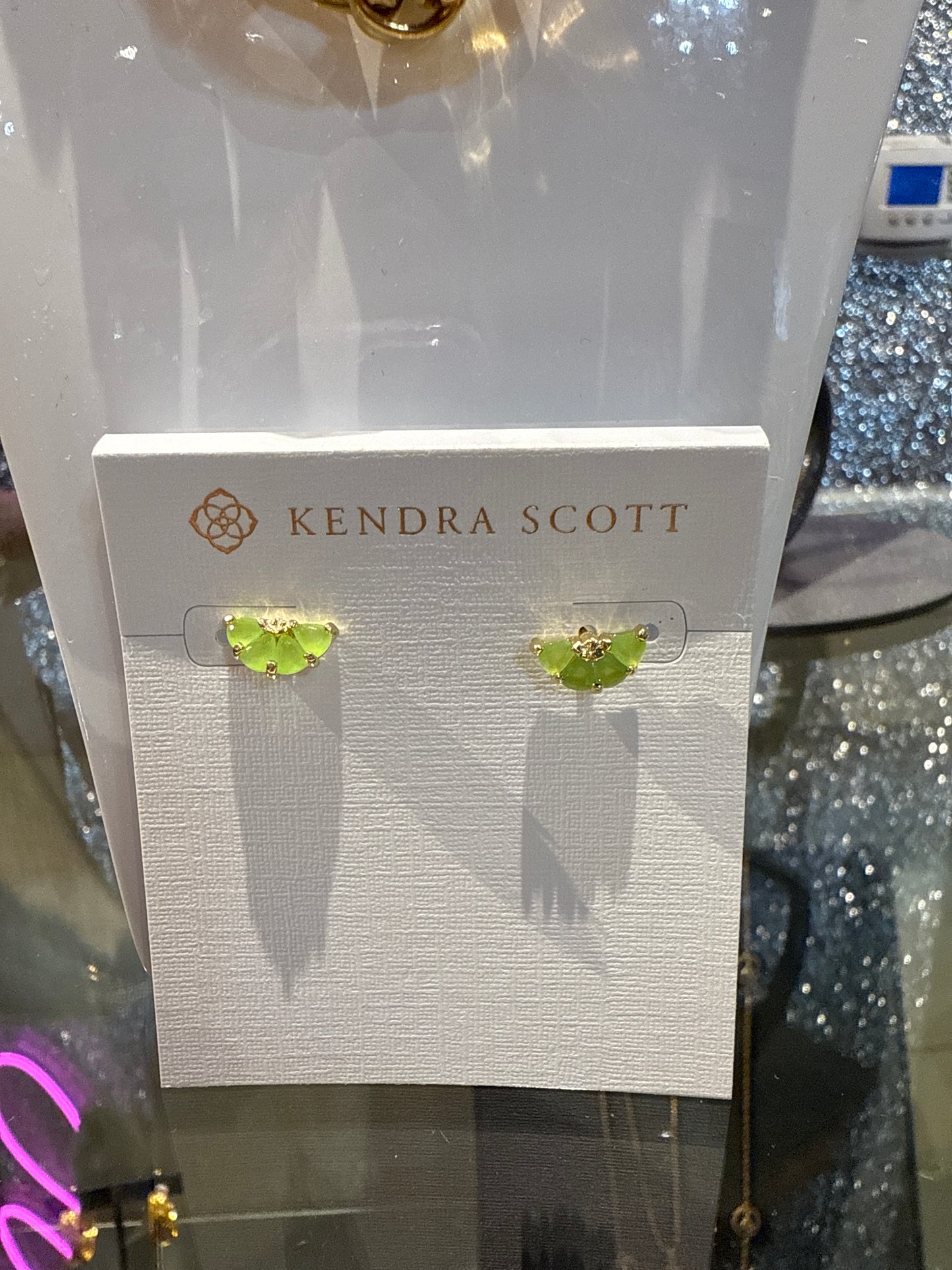 lime earrings
