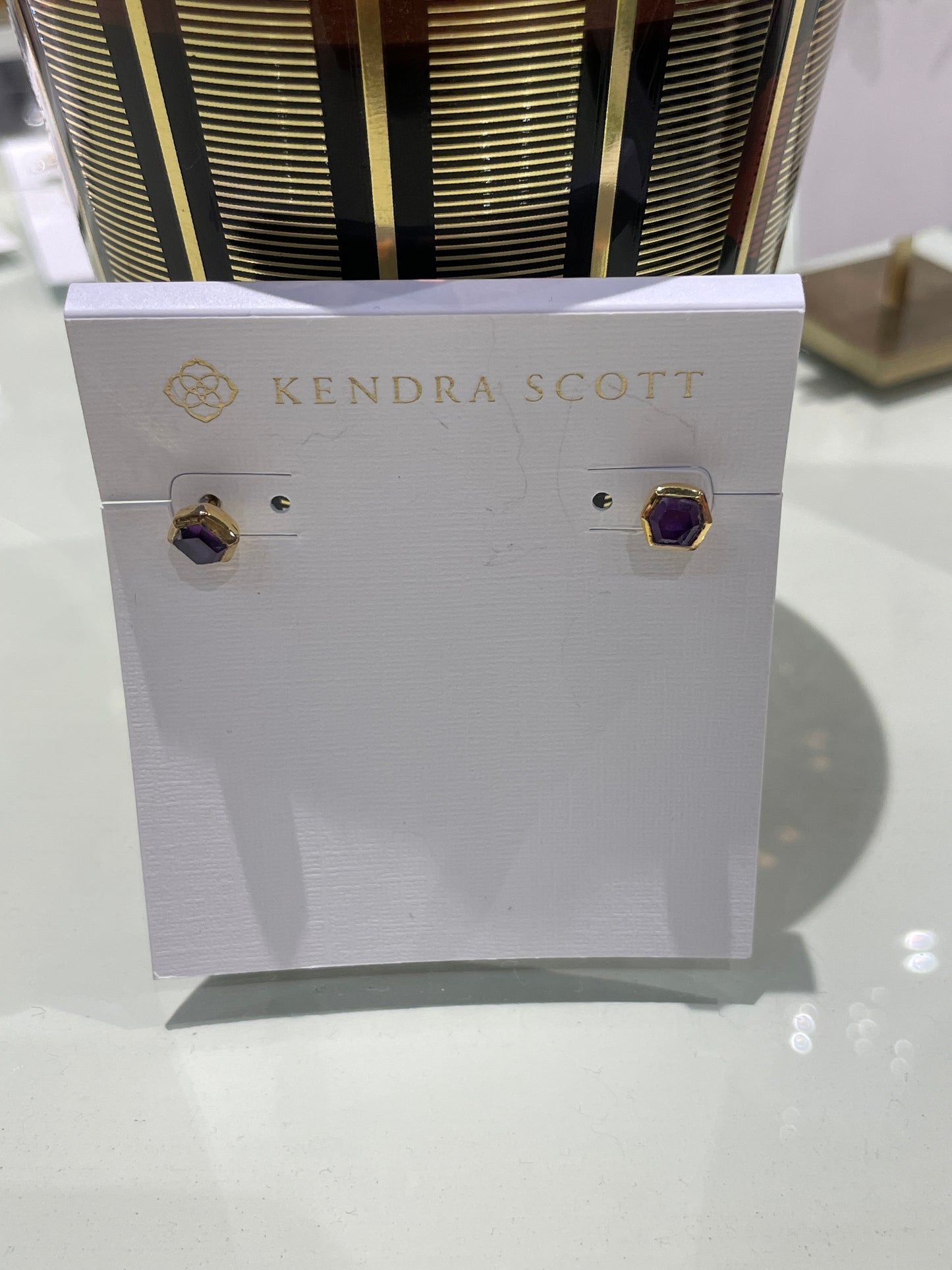 DAVIE STUD EARRINGS 18K GLD~1