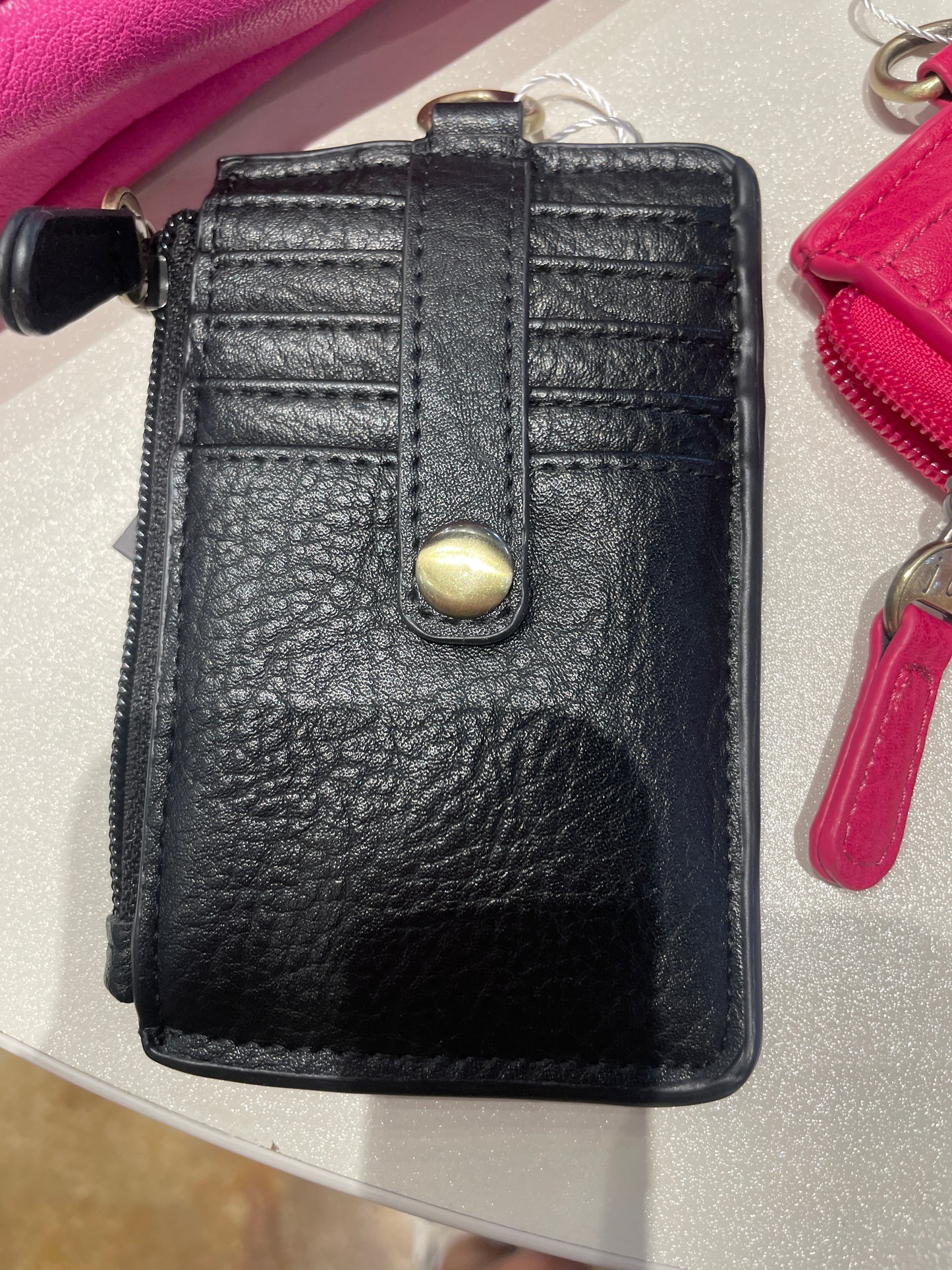 Black Dolly Small Card Wallet W/ Keyring
