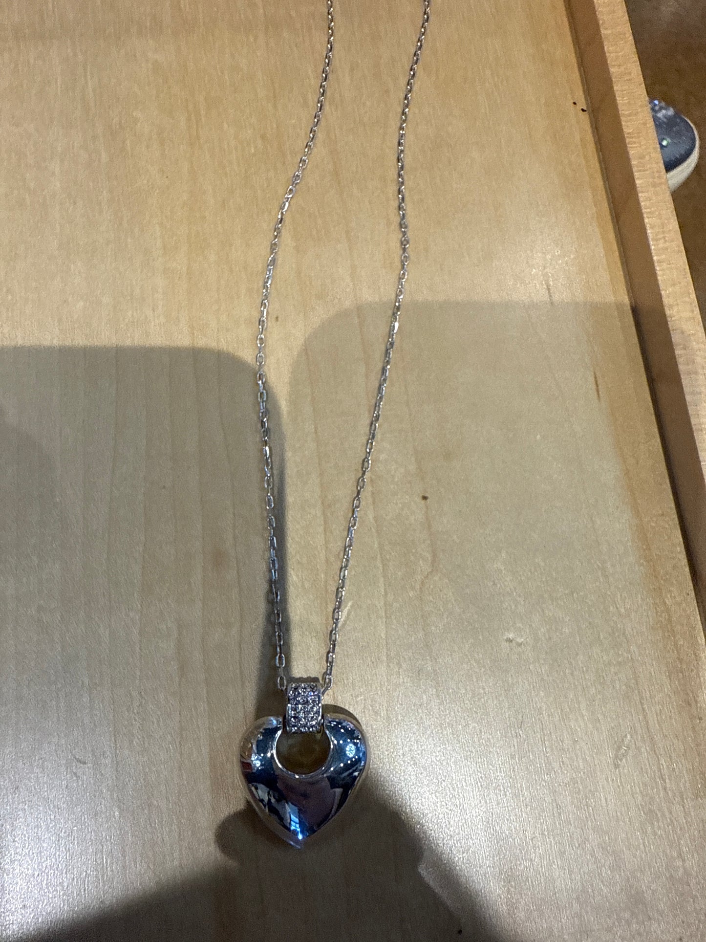 Meridian equinox heart necklace