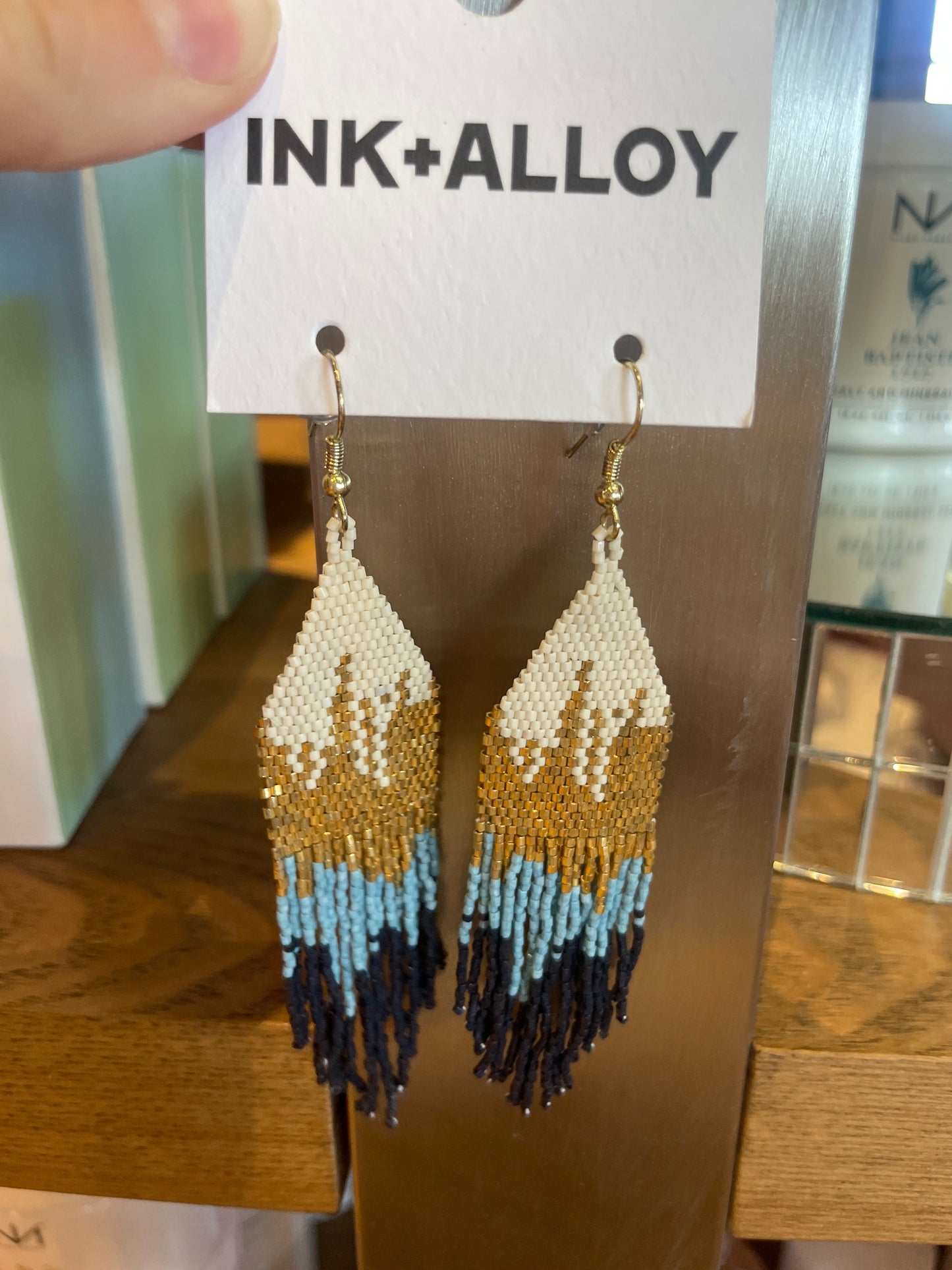 METALLIC LUXE OMBRE EARRING~2