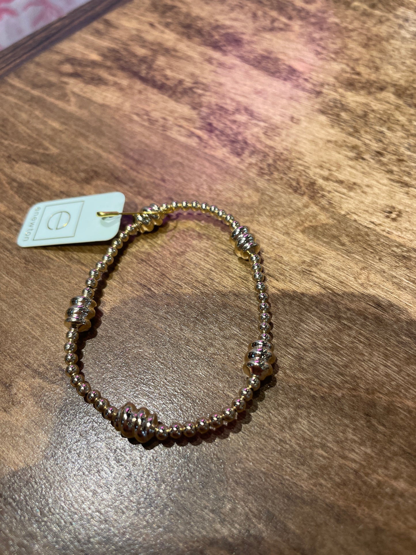 Admire Gold 3MM Bead Bracelet