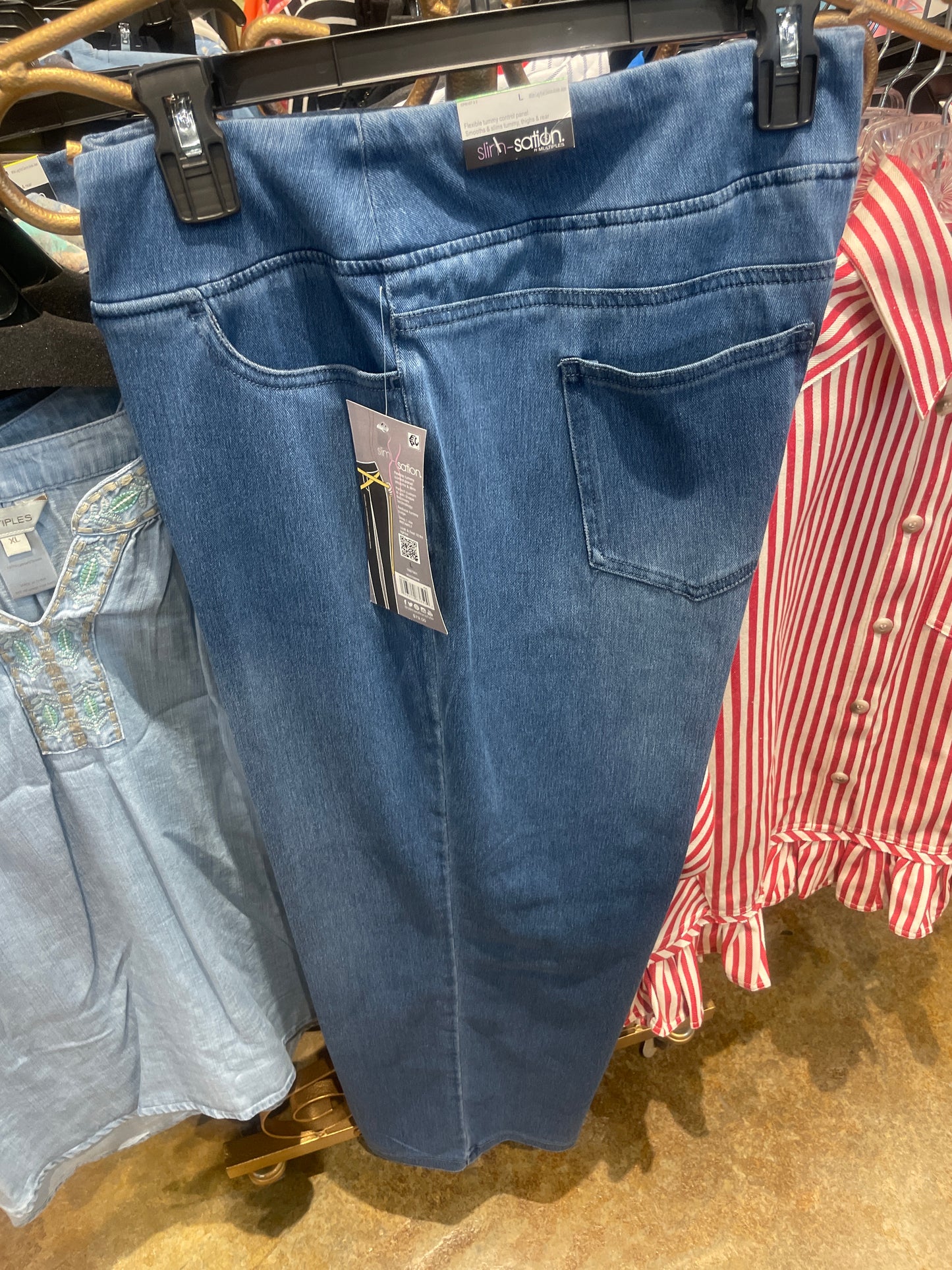 WIDE LEG JEAN W/5 POCKETS