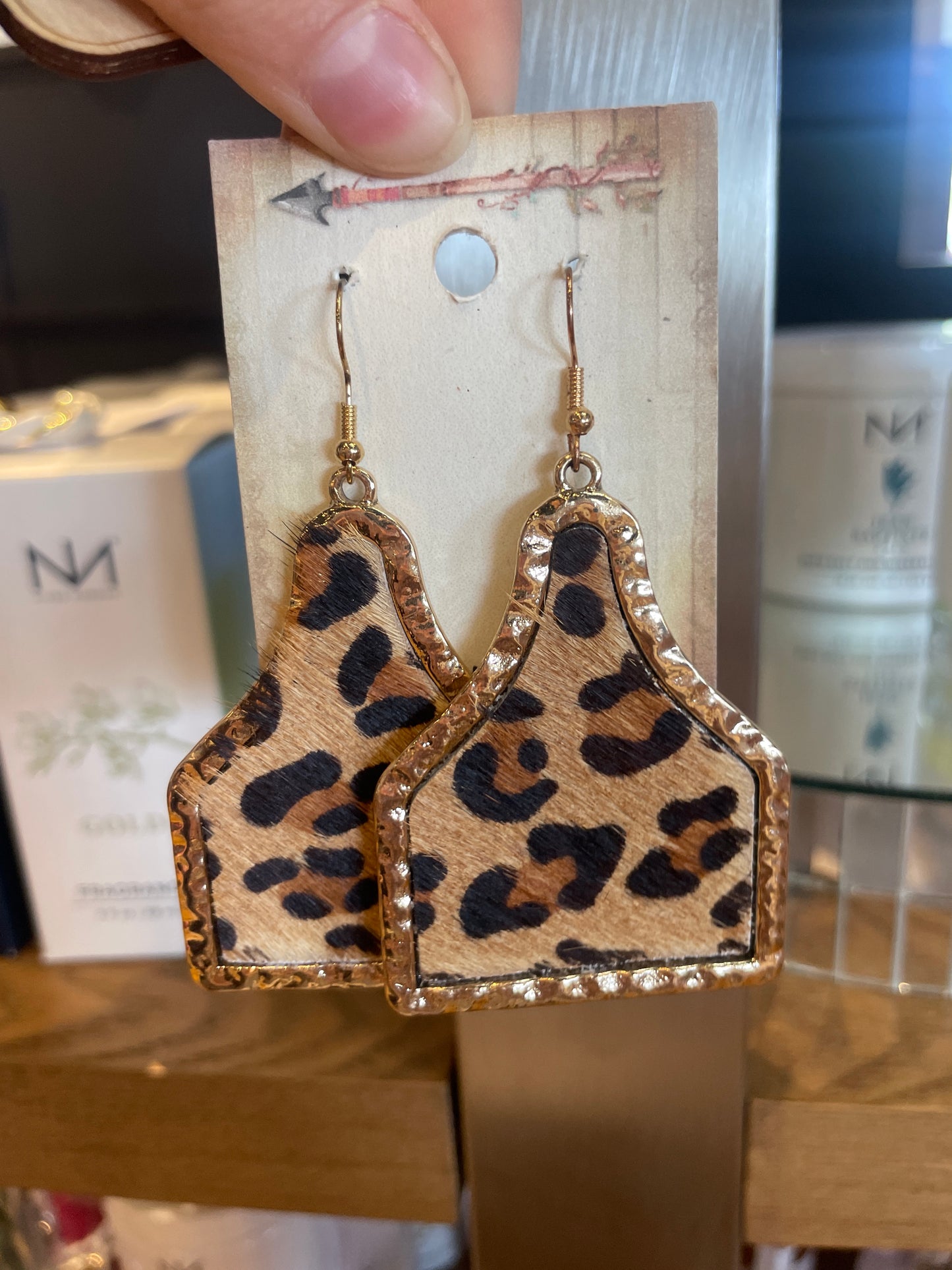 ANIMAL PRINT EARRING