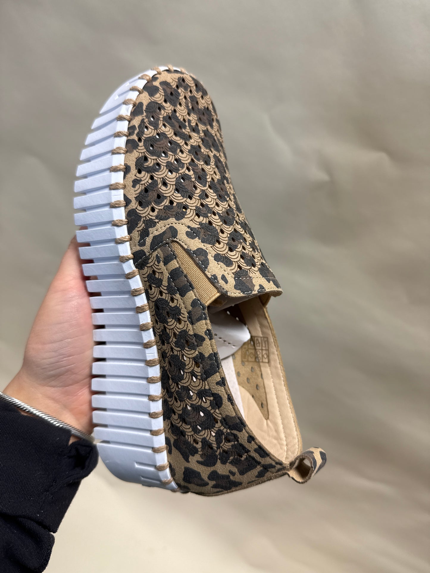 slip on leopard