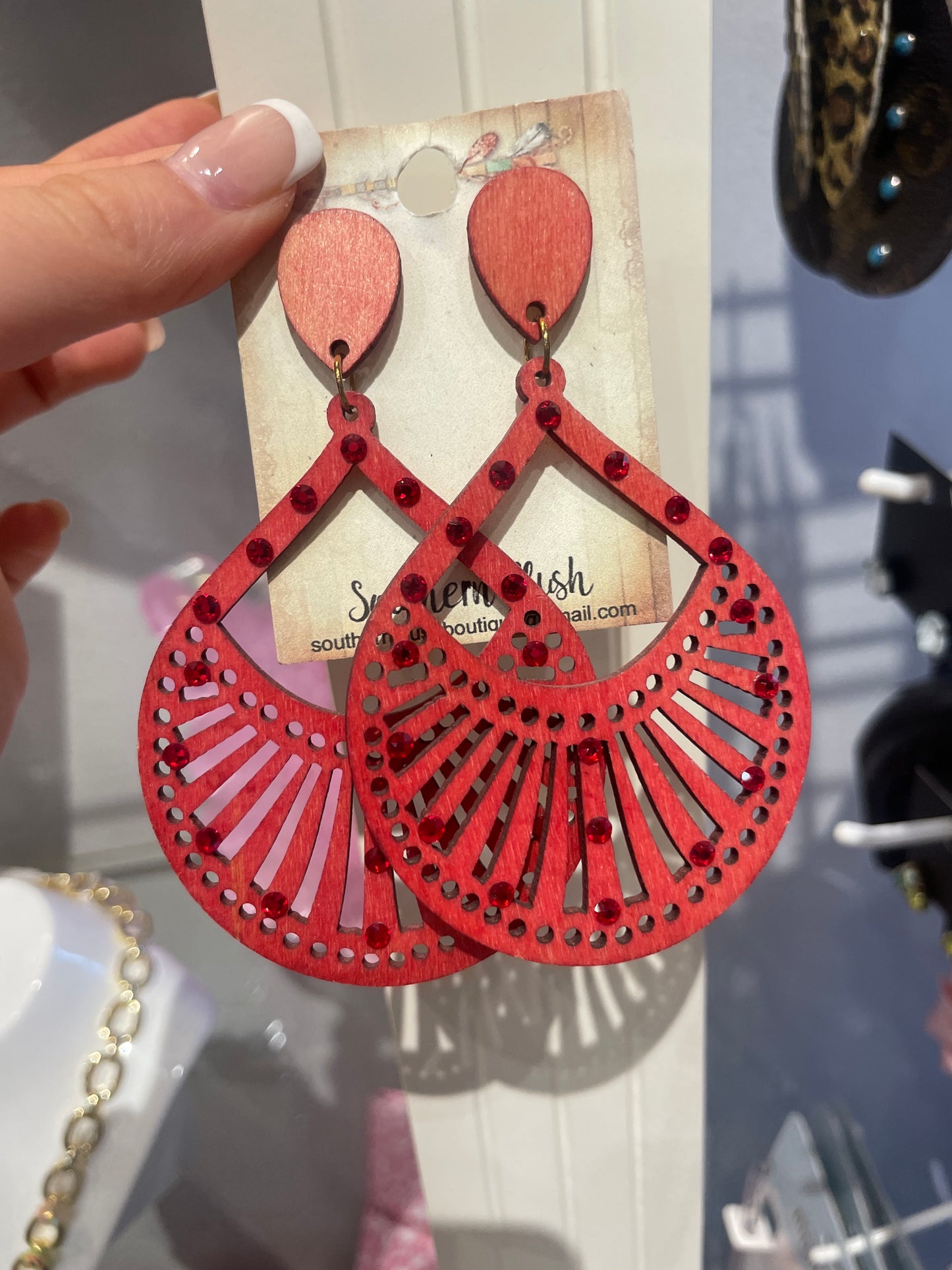 retro earrings