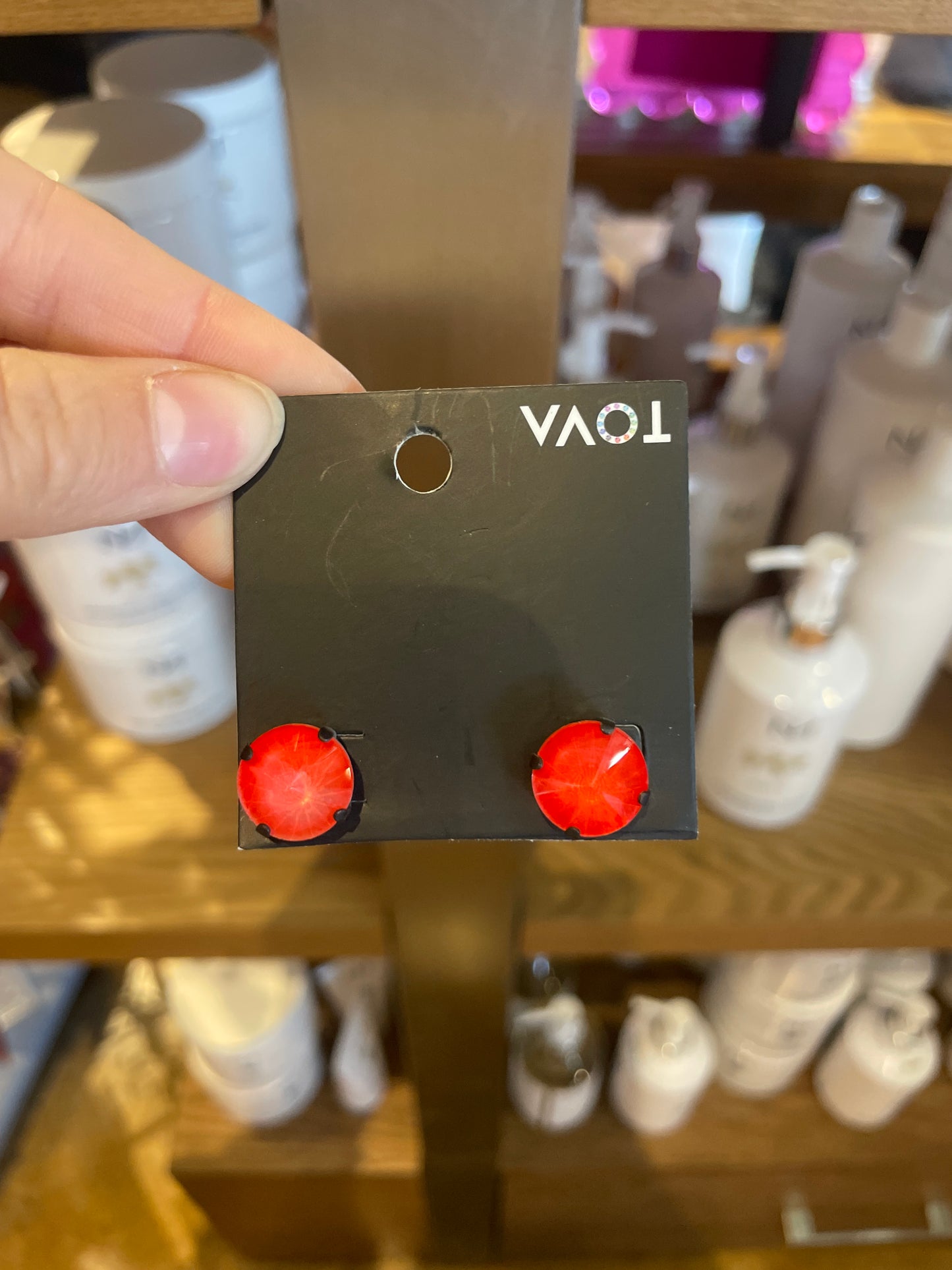 SINGLE CRYSTAL EARRING