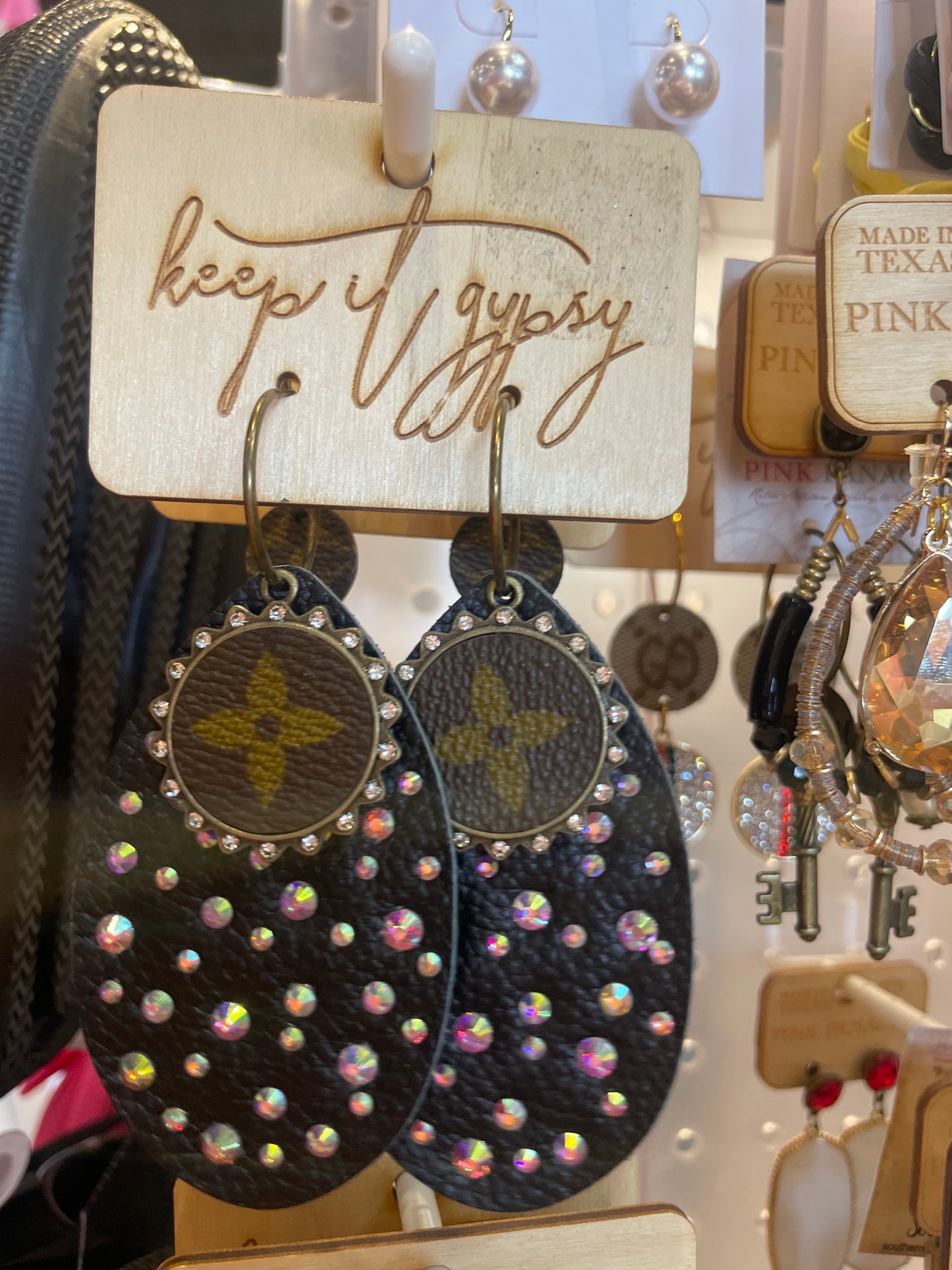 KEEP IT GYPSY DROP EYE EARRING