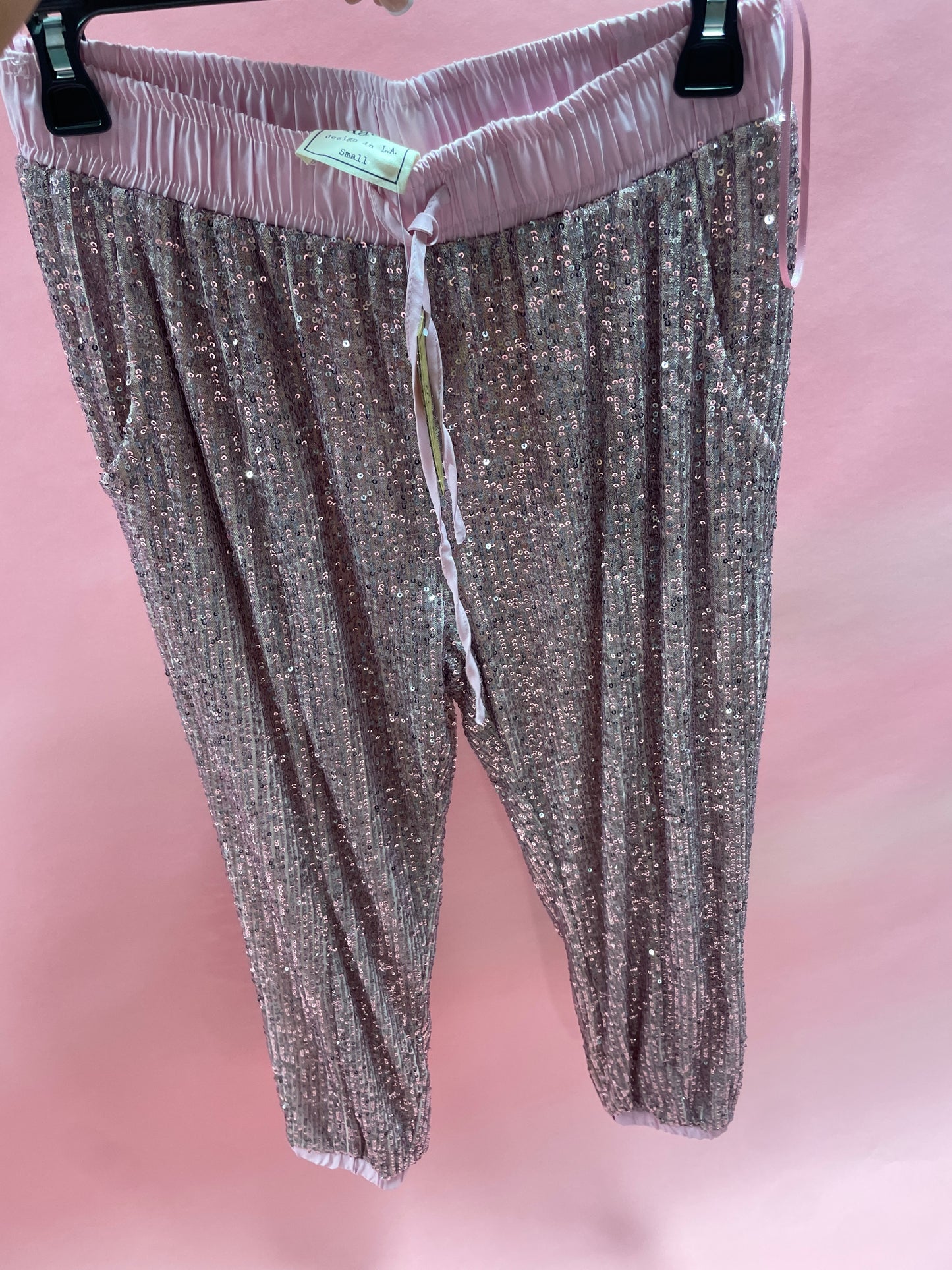 sweet pink joggers