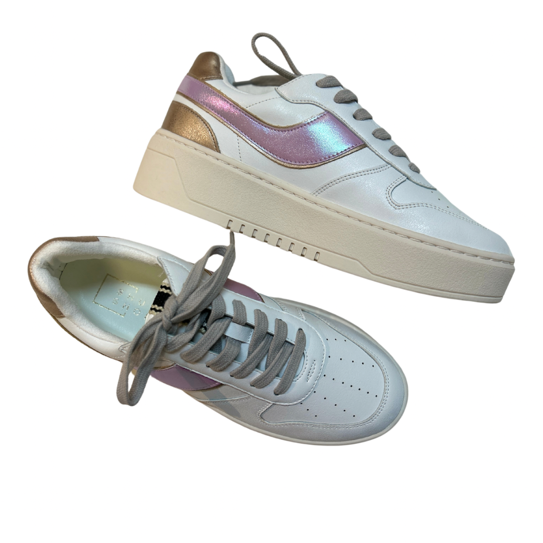 METALLIC PINK SATINE SHOES