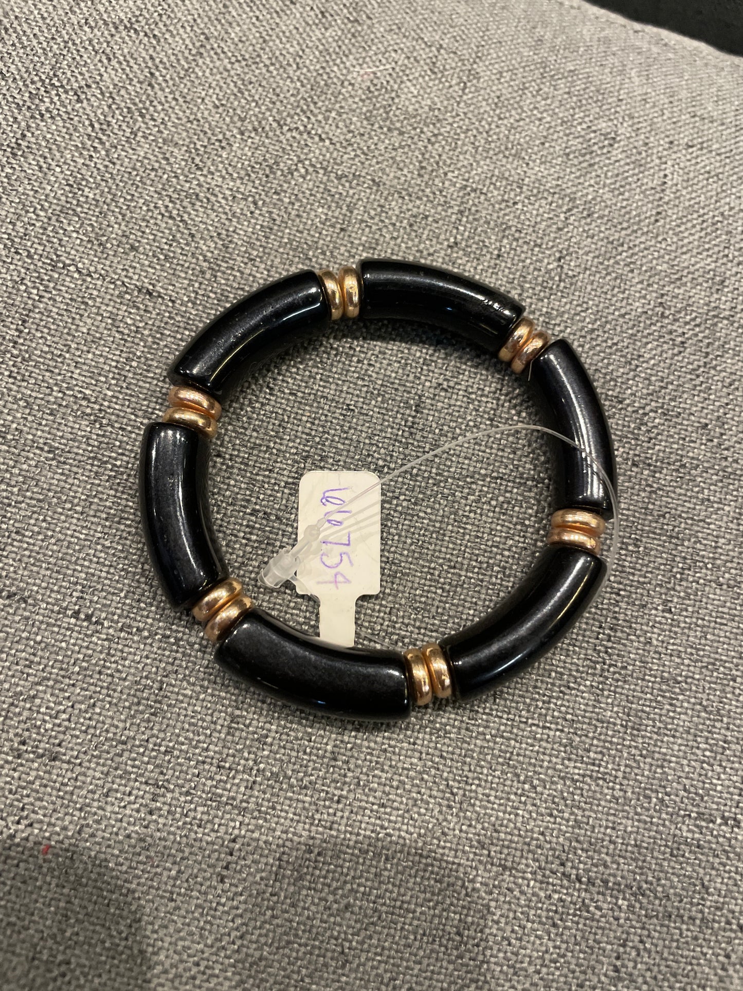 BLACK AND GOLD BRACELET